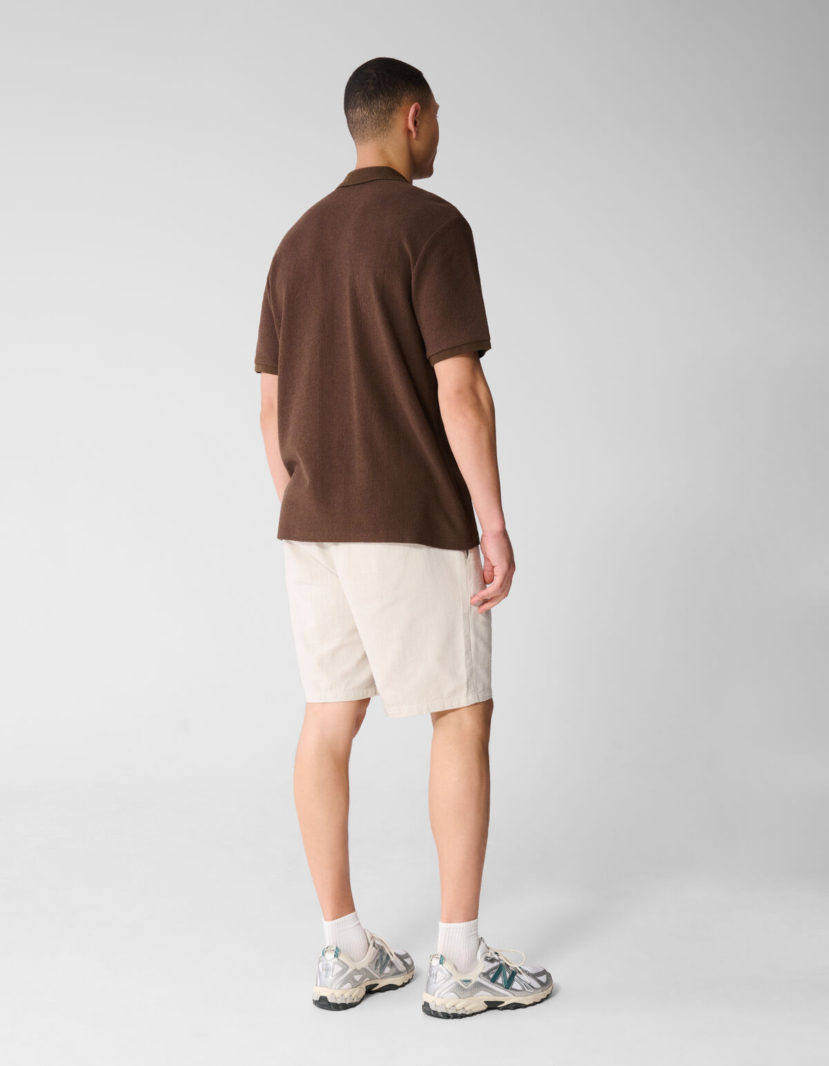 Gebreide Overshirt Donkerbruin SHOEBY MEN