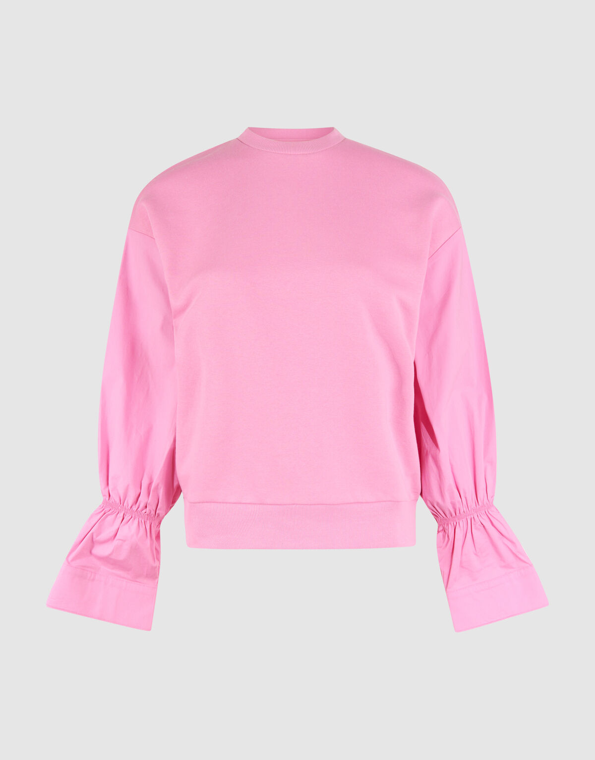 Poplin Sleeve Sweater Roze SHOEBY WOMEN