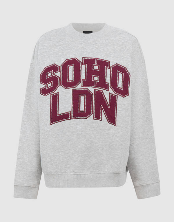 Soho Londen Sweater Lichtgrijs SHOEBY BOYS