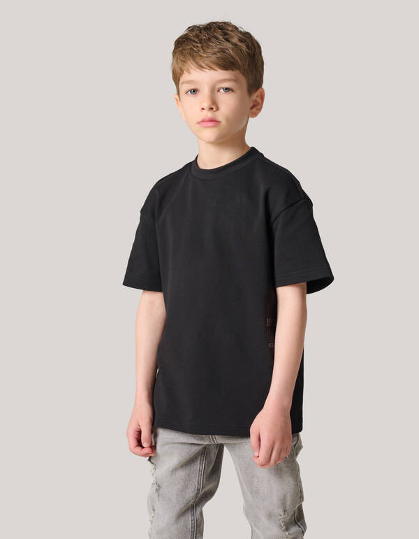 Heavy Basis T-shirt Zwart SHOEBY BOYS