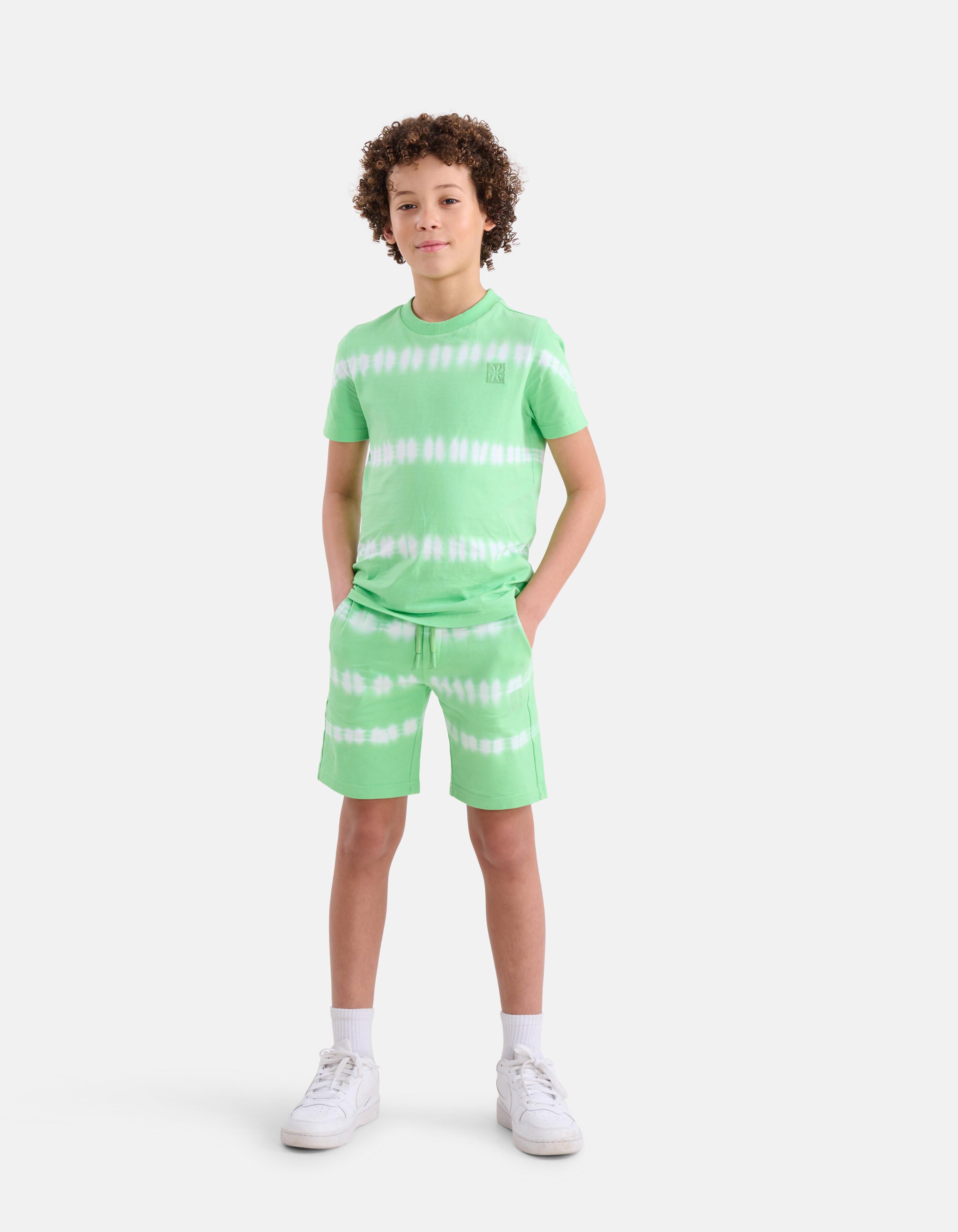 Tie Dye Short Groen SHOEBY BOYS