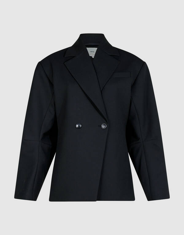 Oversized Shoulder Blazer Zwart By Lonneke SHOEBY WOMEN