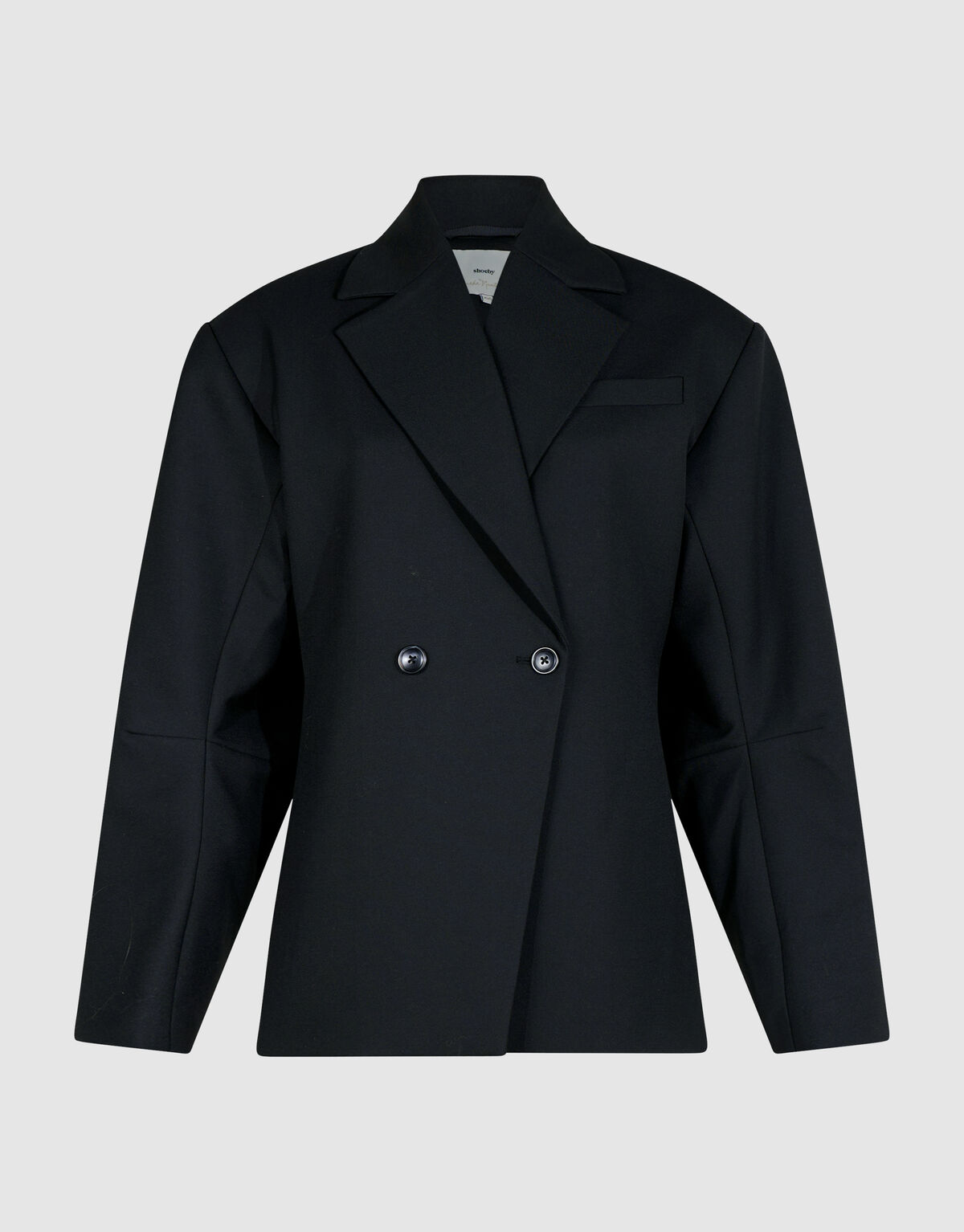 Oversized Shoulder Blazer Zwart By Lonneke SHOEBY WOMEN