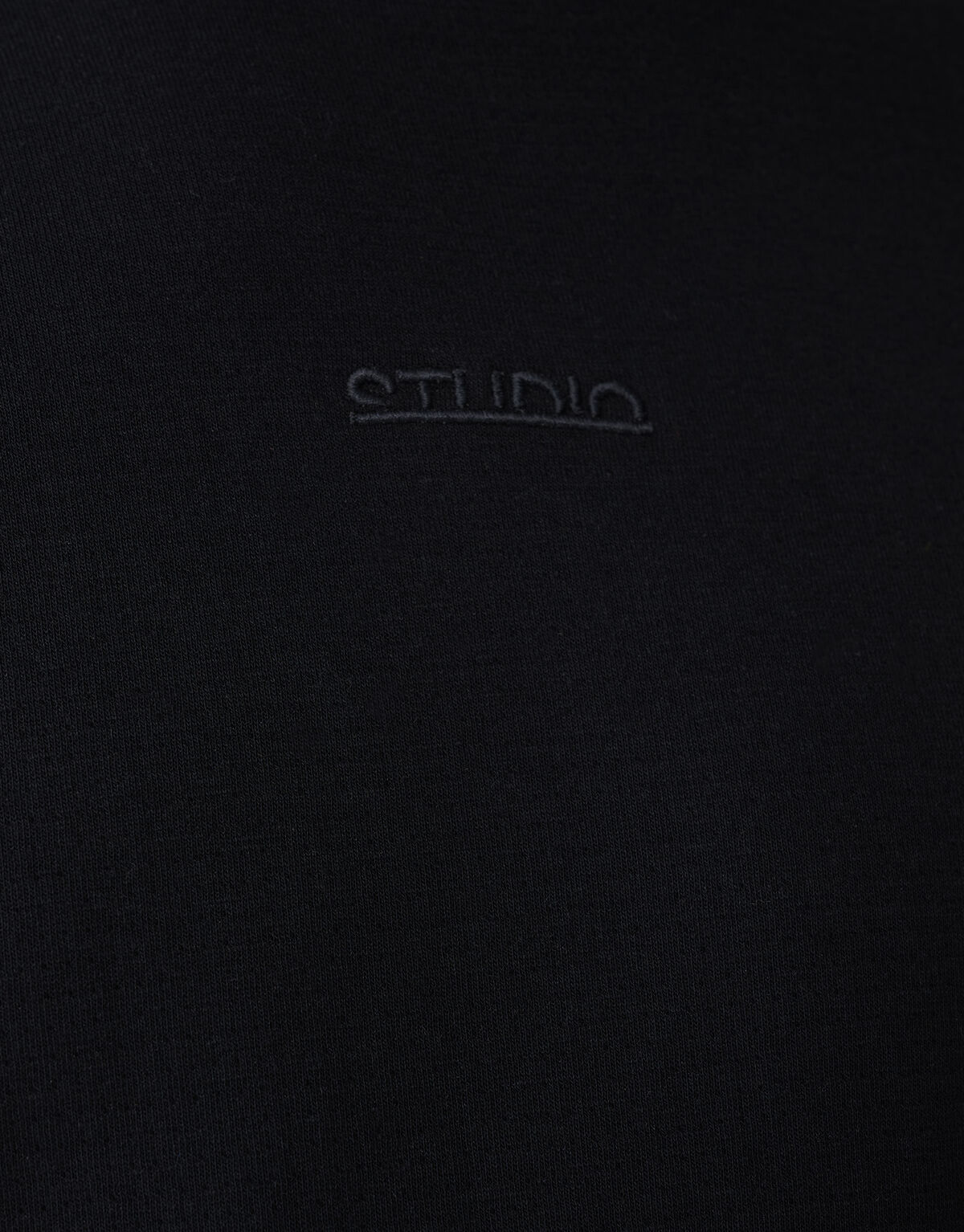 Studio Structuur T-shirt Zwart SHOEBY MEN