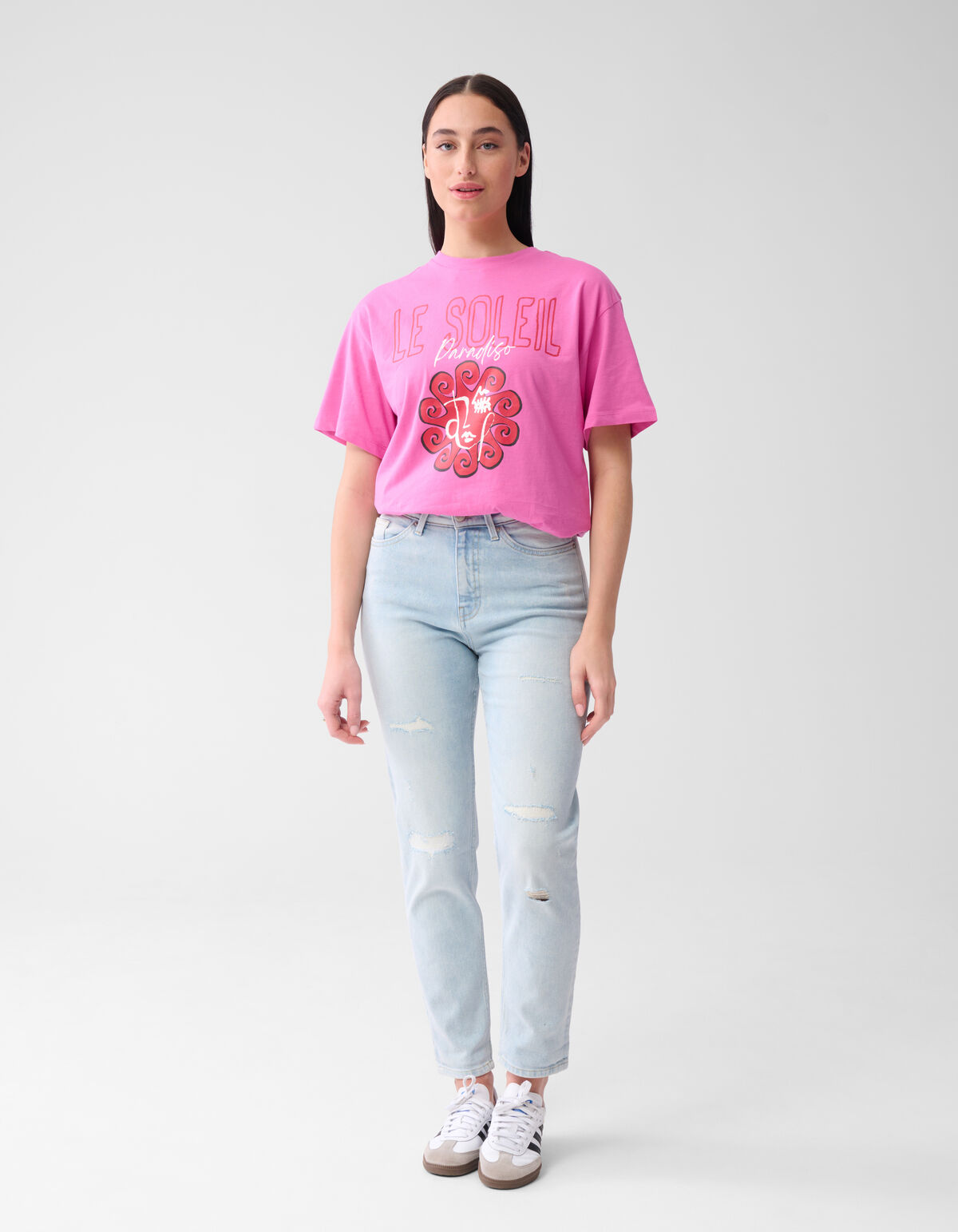 Tapered Fit Jeans Bleached L29 SHOEBY WOMEN