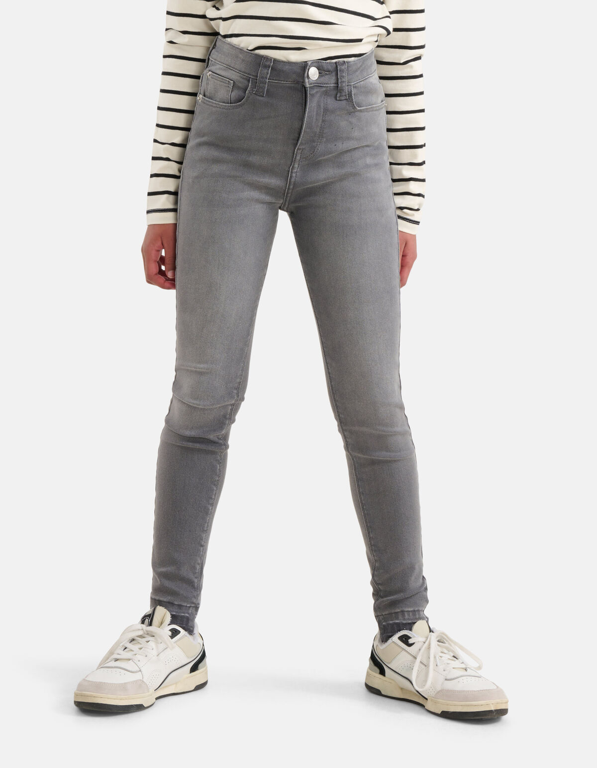 Skinny Jeans Lichtgrijs SHOEBY GIRLS