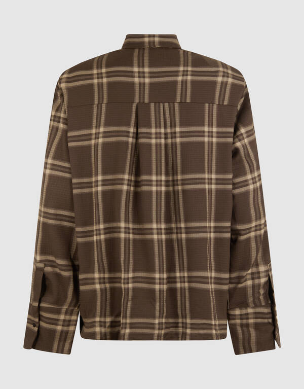Oversized Ruiten Blouse Bruin By Monica SHOEBY WOMEN