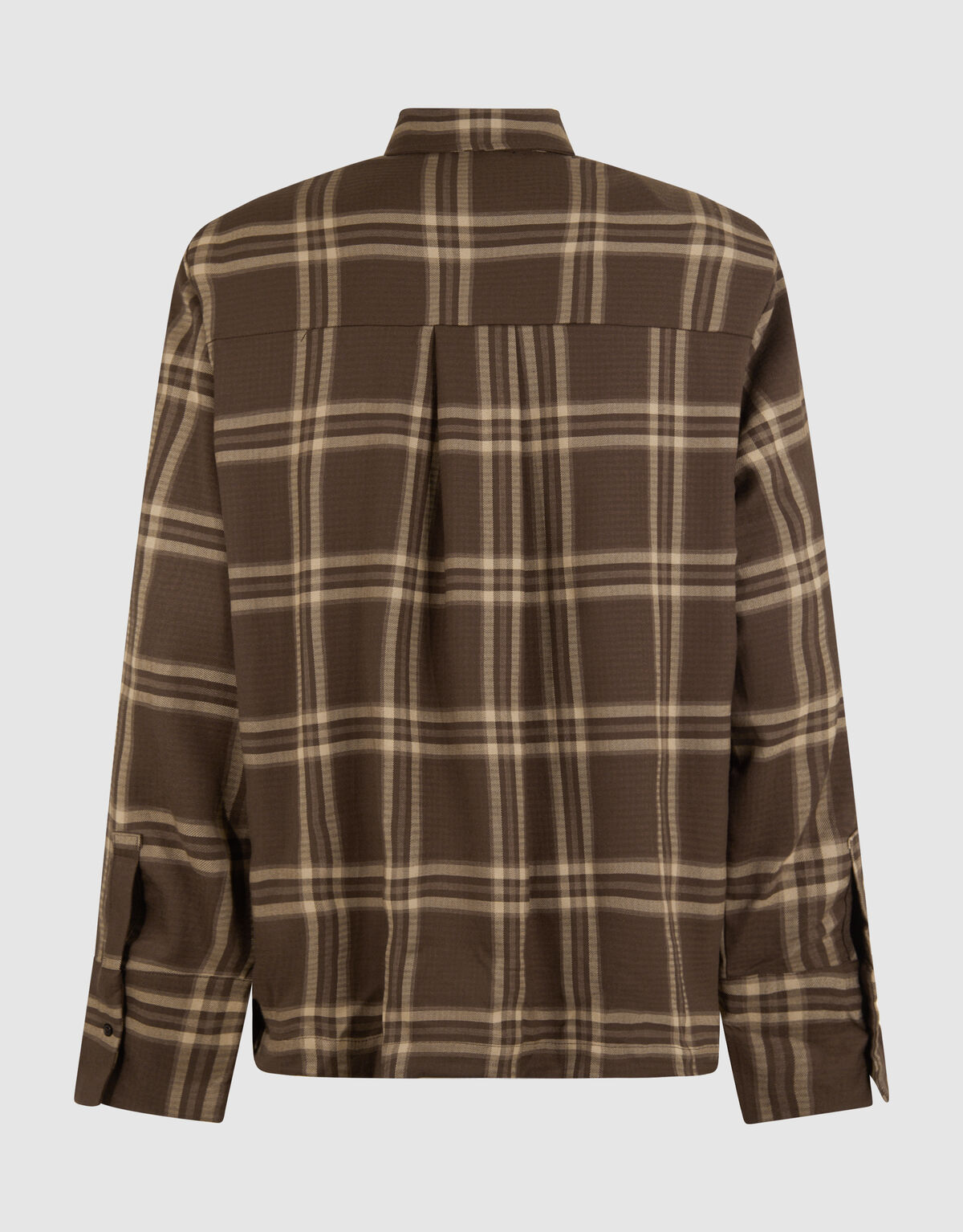 Oversized Ruiten Blouse Bruin By Monica SHOEBY WOMEN