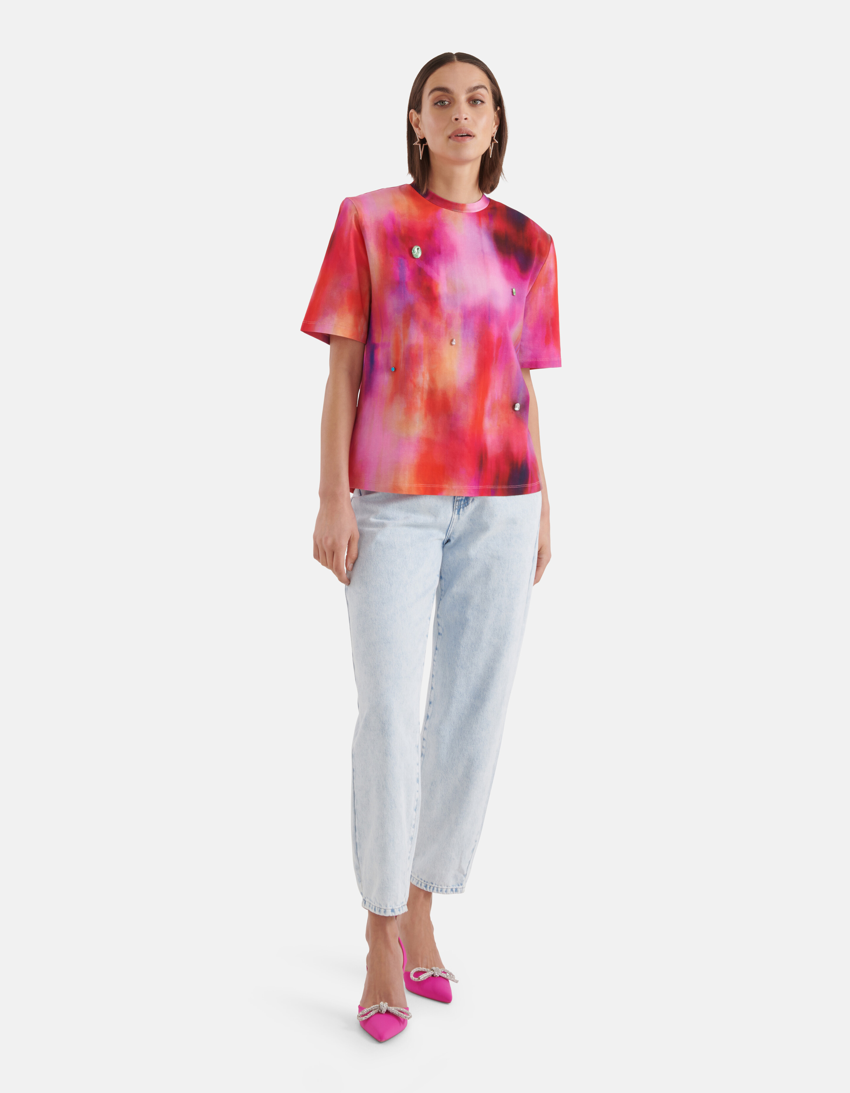 Gekleurd Tie Dye T-shirt SHOEBY WOMEN