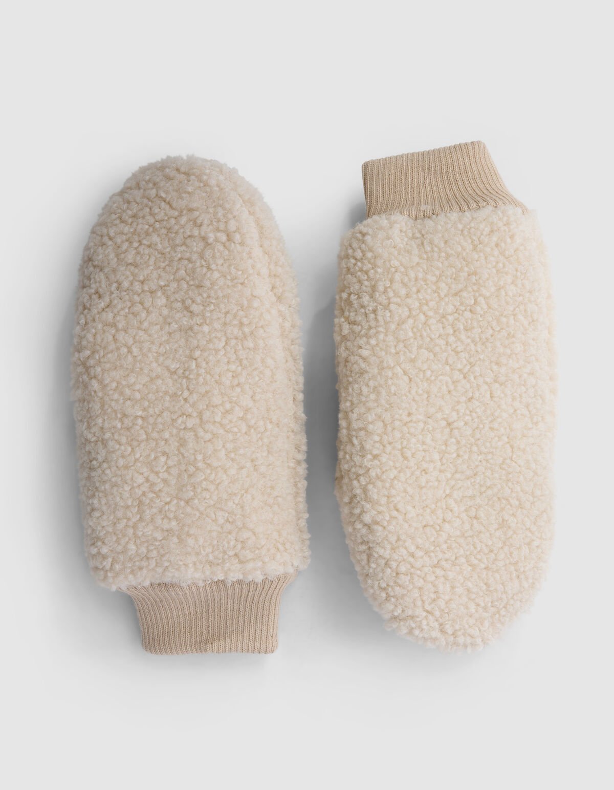 Teddy Wanten Beige SHOEBY ACCESSOIRES