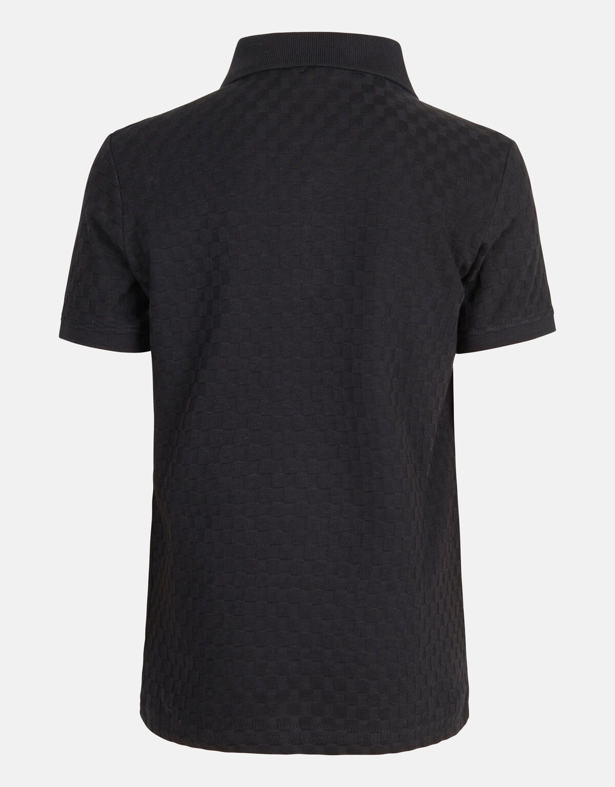 Blok Structuur Polo Zwart SHOEBY BOYS
