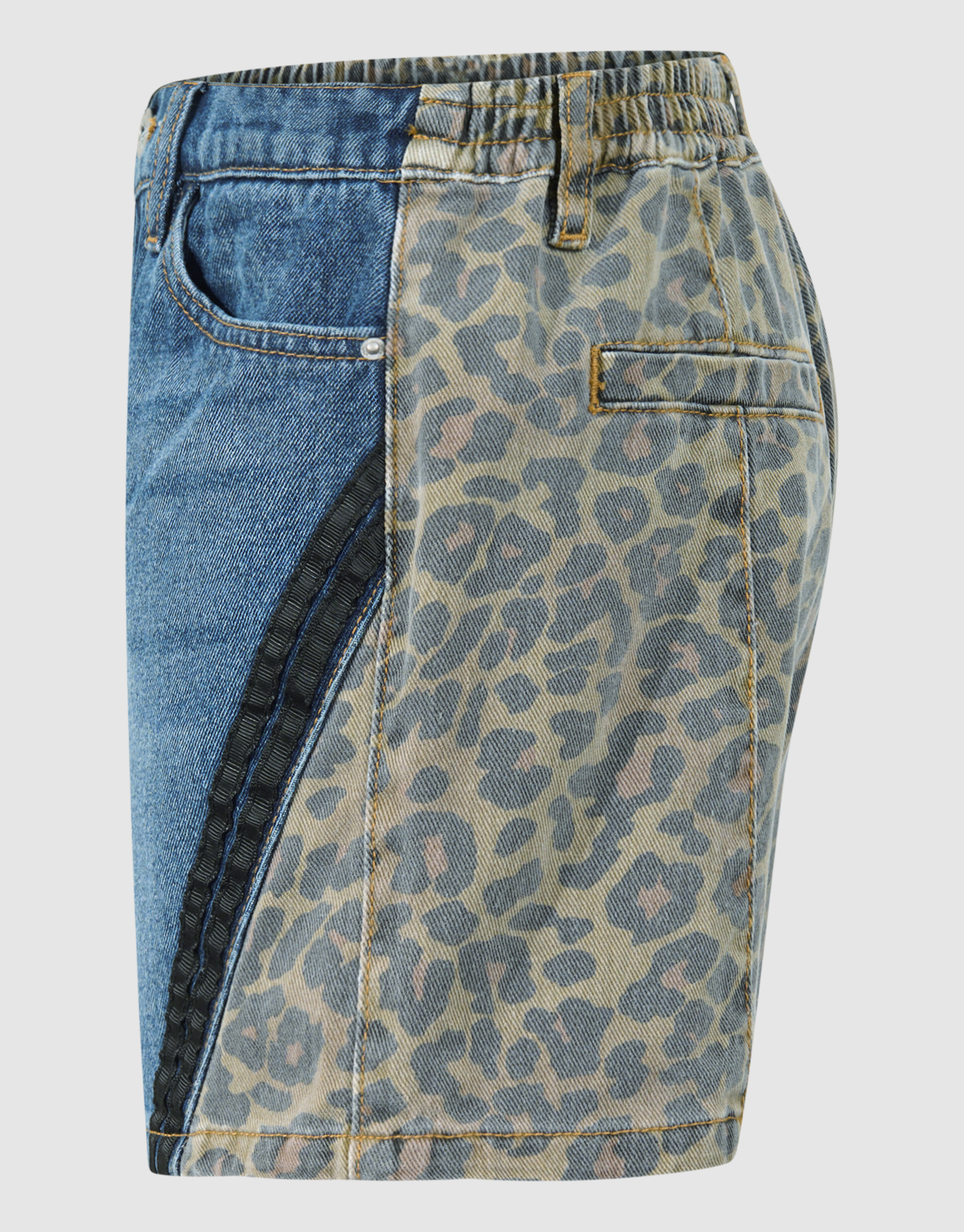 Mix Denim Short Blauw SHOEBY GIRLS