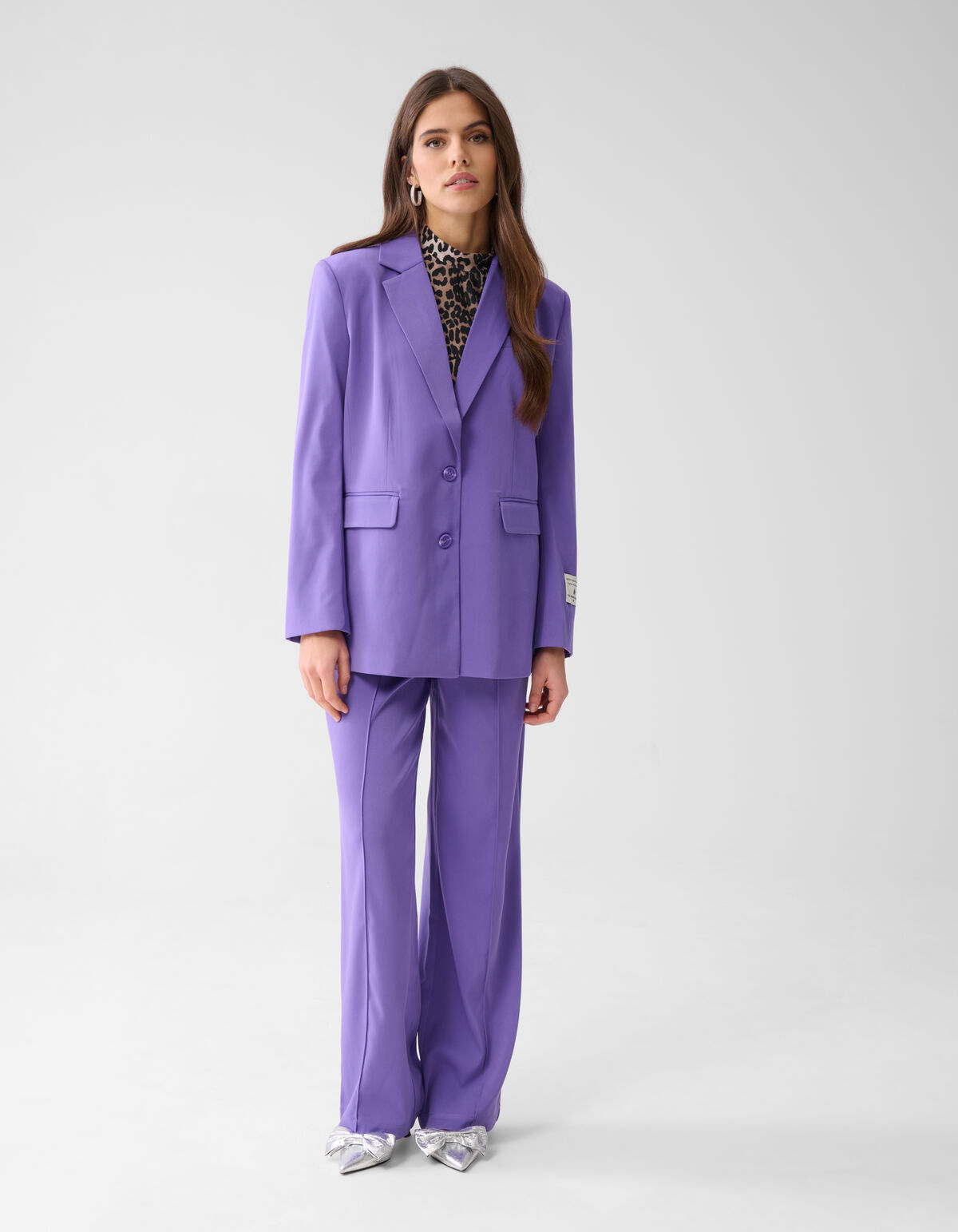 City Label Blazer Paars SHOEBY WOMEN