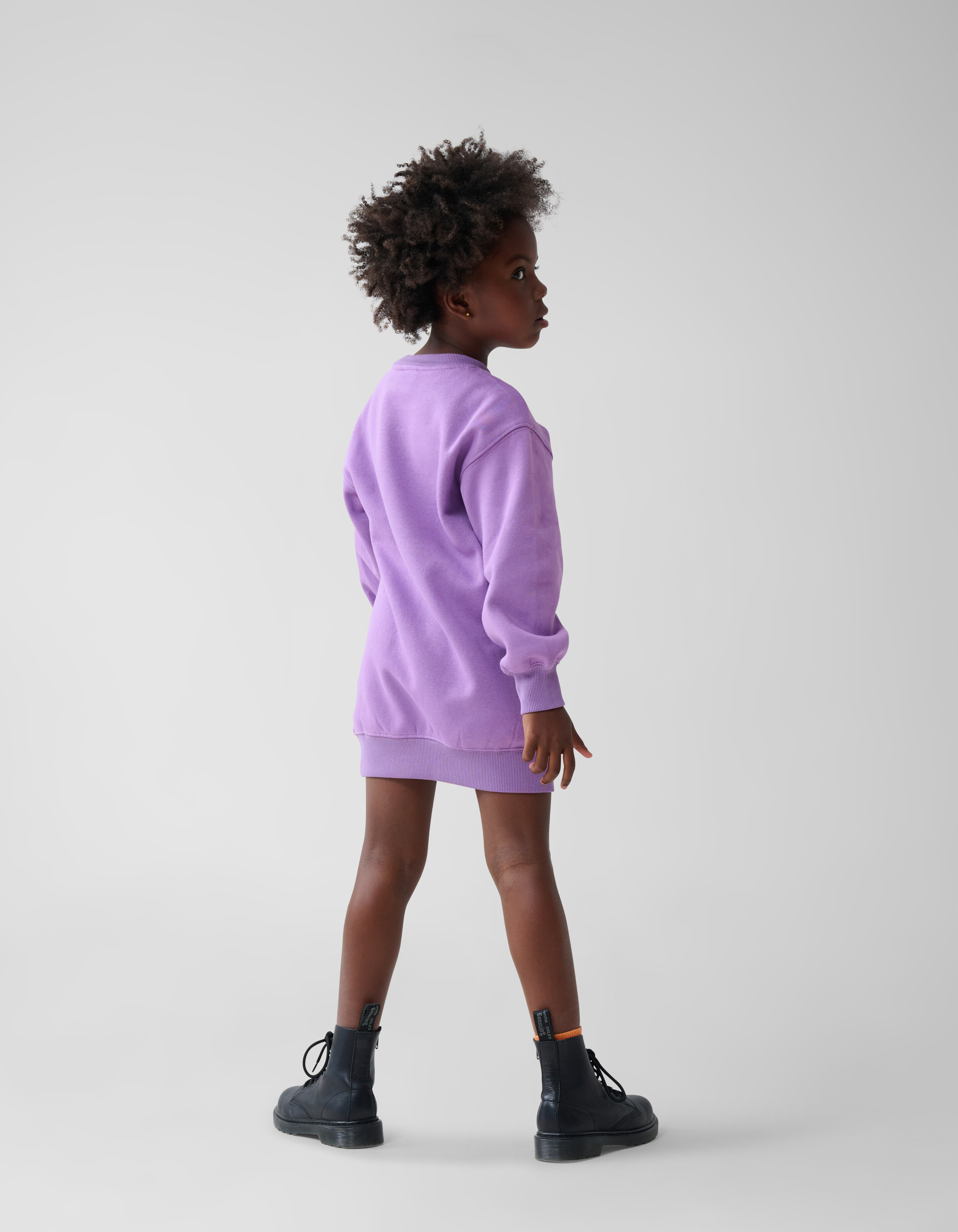 Cosmic Sweater Jurk Paars SHOEBY GIRLS