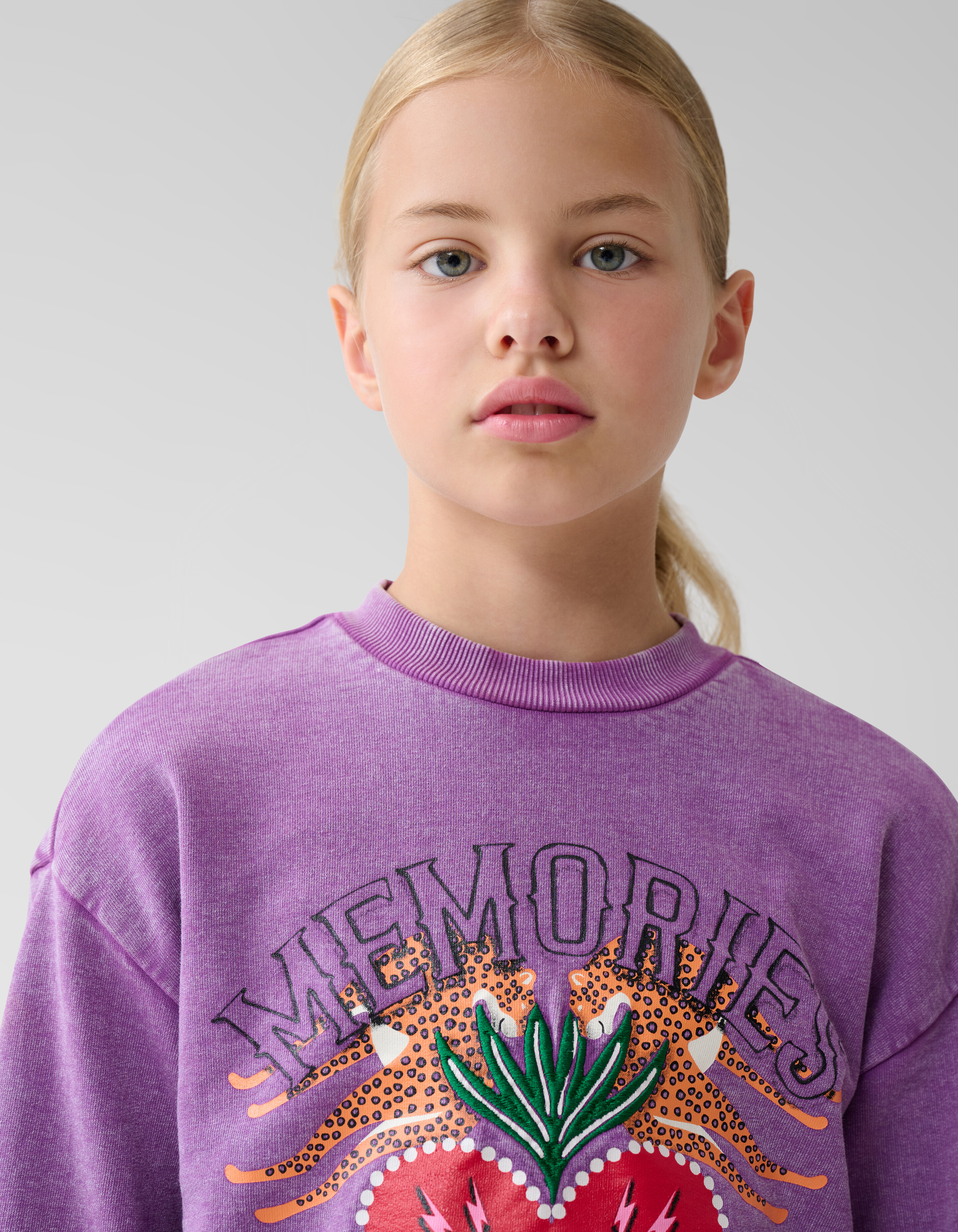 Artwork Sweater Paars SHOEBY GIRLS