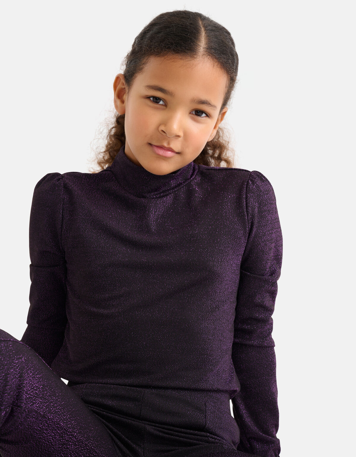 Glitter Top Paars SHOEBY GIRLS