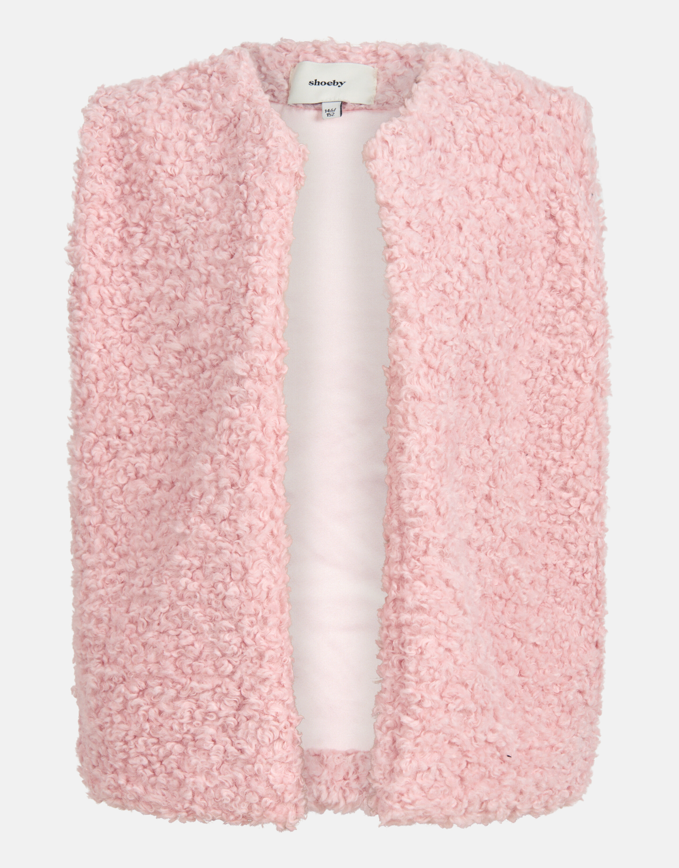 Teddy Gilet Lichtroze SHOEBY GIRLS