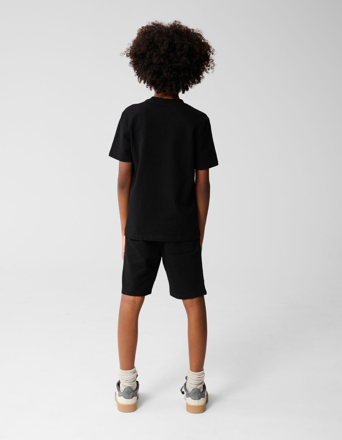 Tekst T-shirt Zwart SHOEBY BOYS