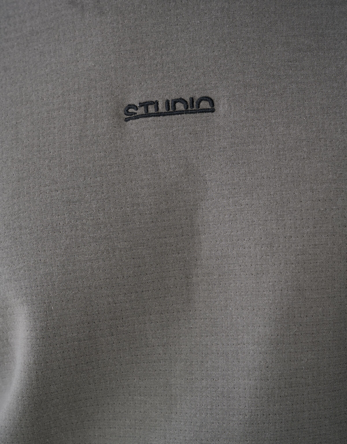 Studio Structuur T-shirt Donkergroen SHOEBY MEN