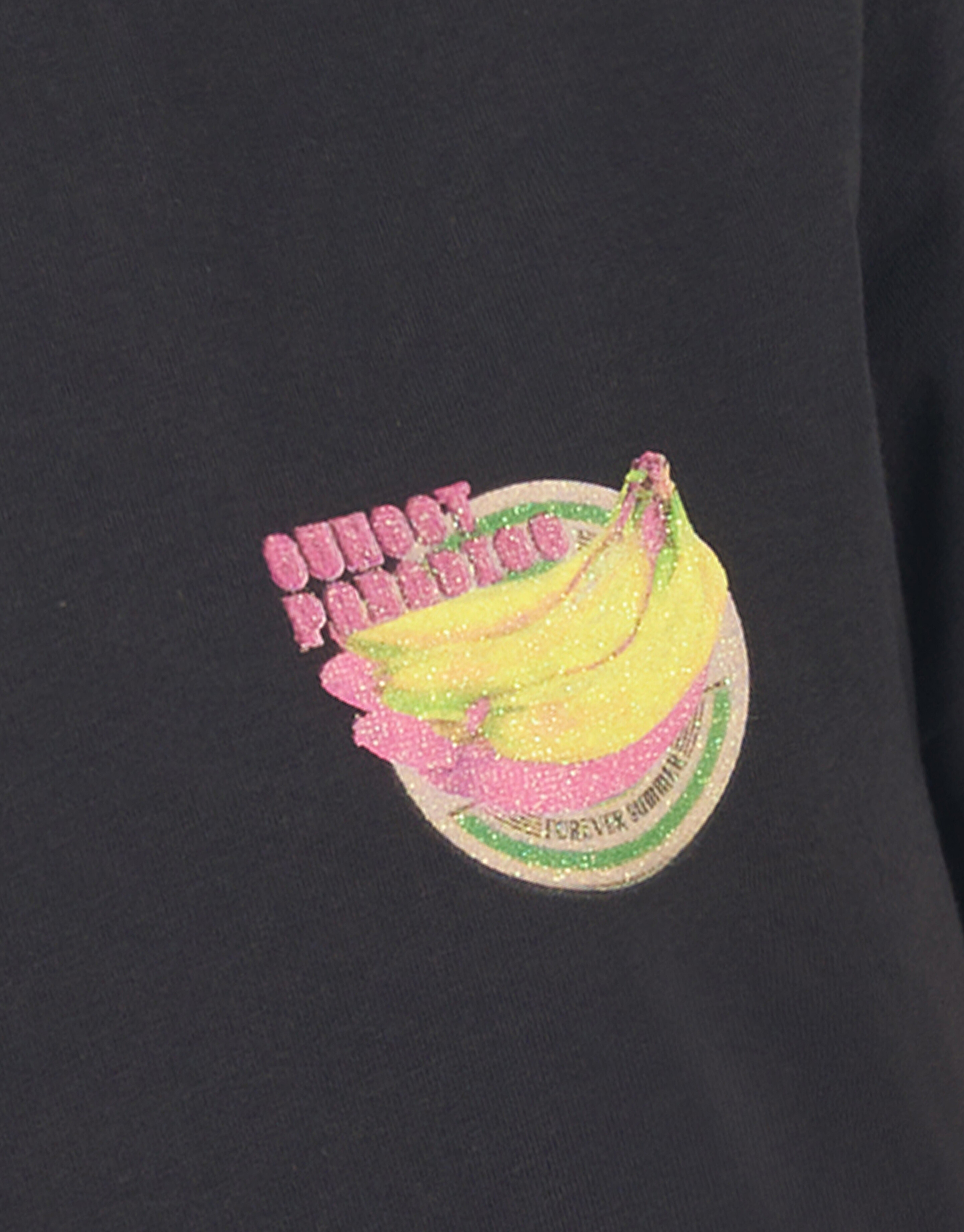Glitter Artwork T-shirt Zwart SHOEBY GIRLS