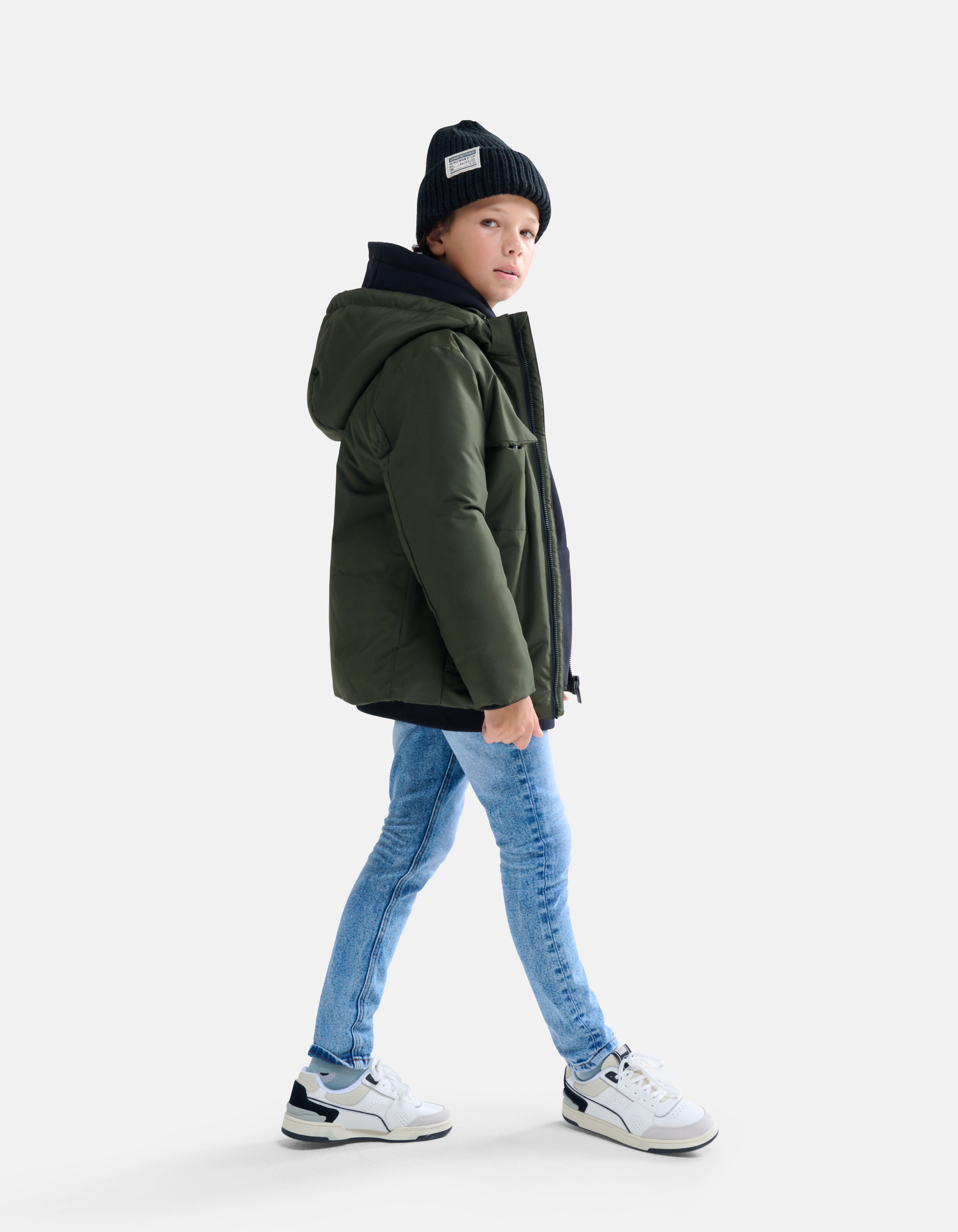 Technical Short Jas Donkergroen SHOEBY BOYS