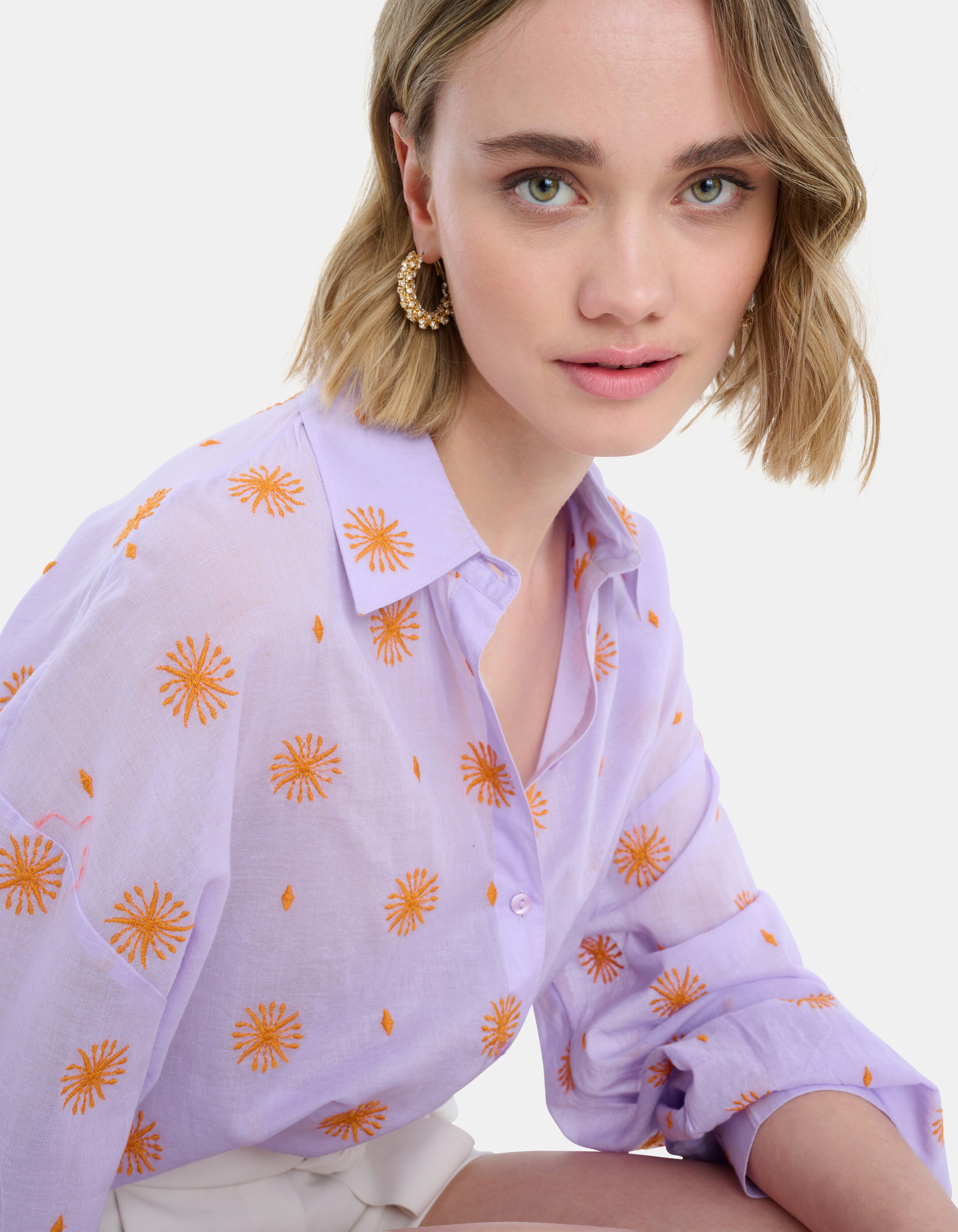 Poppy Embro Big Blouse EKSEPT