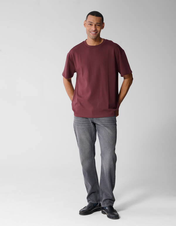 Basis Label T-shirt Rood SHOEBY MEN