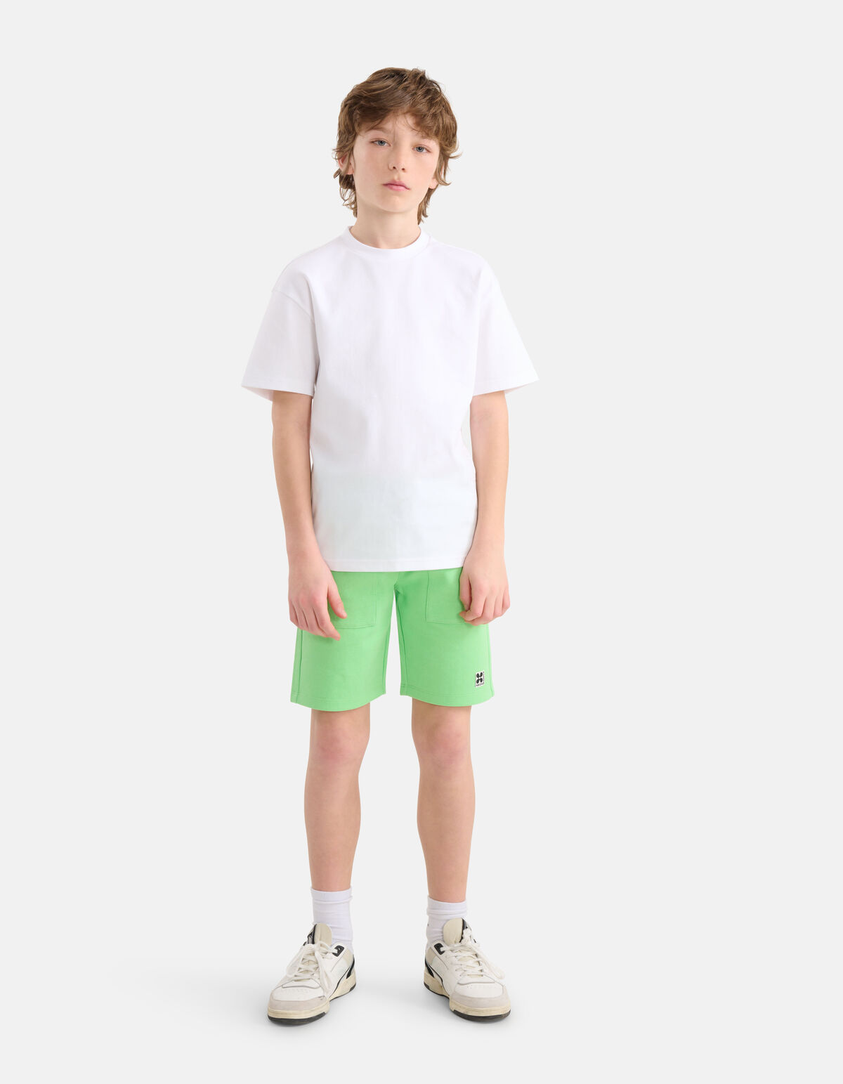 Pique Short Groen SHOEBY BOYS