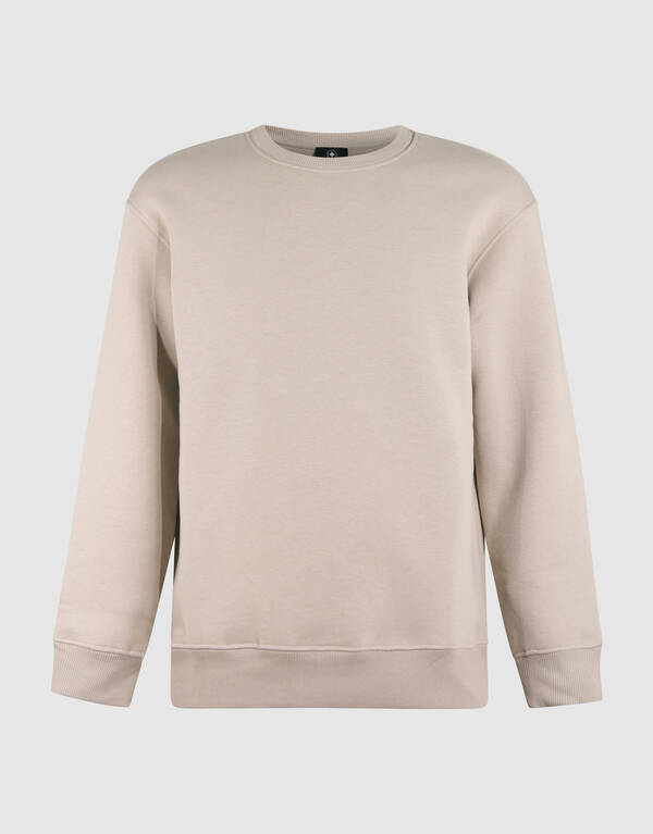 Rib Spark Sweater Lichtbruin SHOEBY MEN