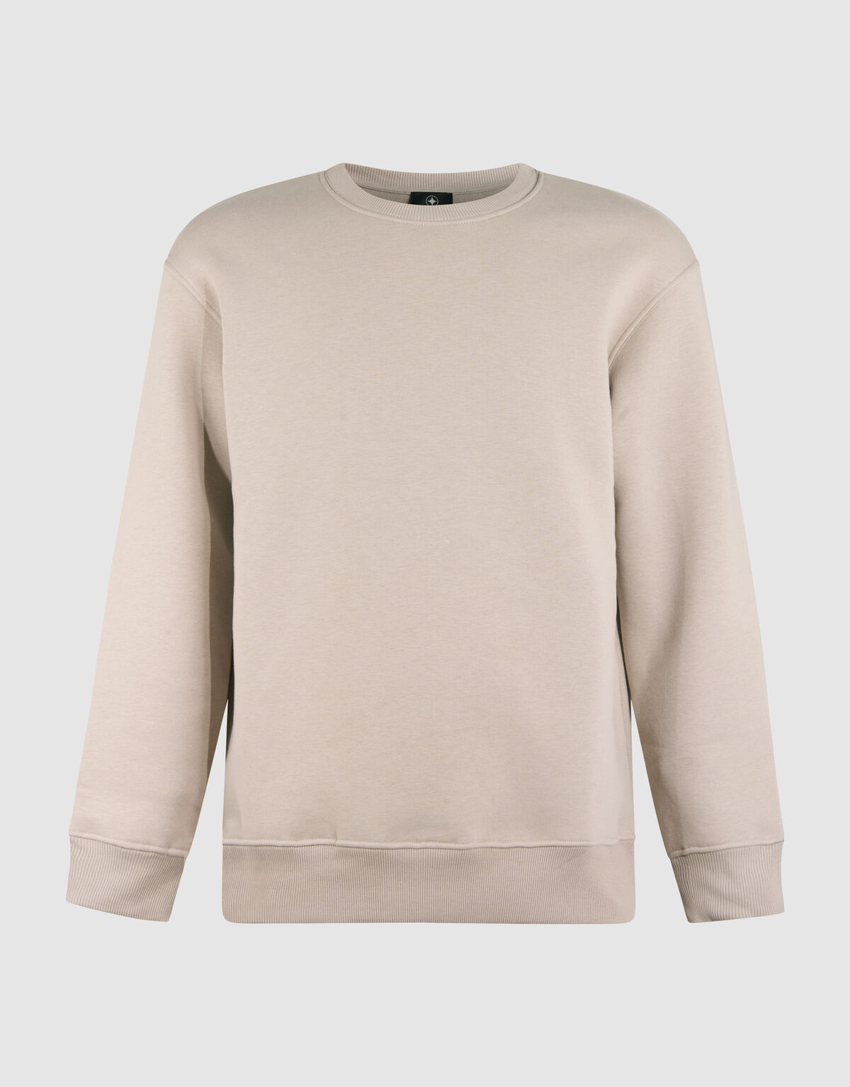 Rib Spark Sweater Lichtbruin SHOEBY MEN