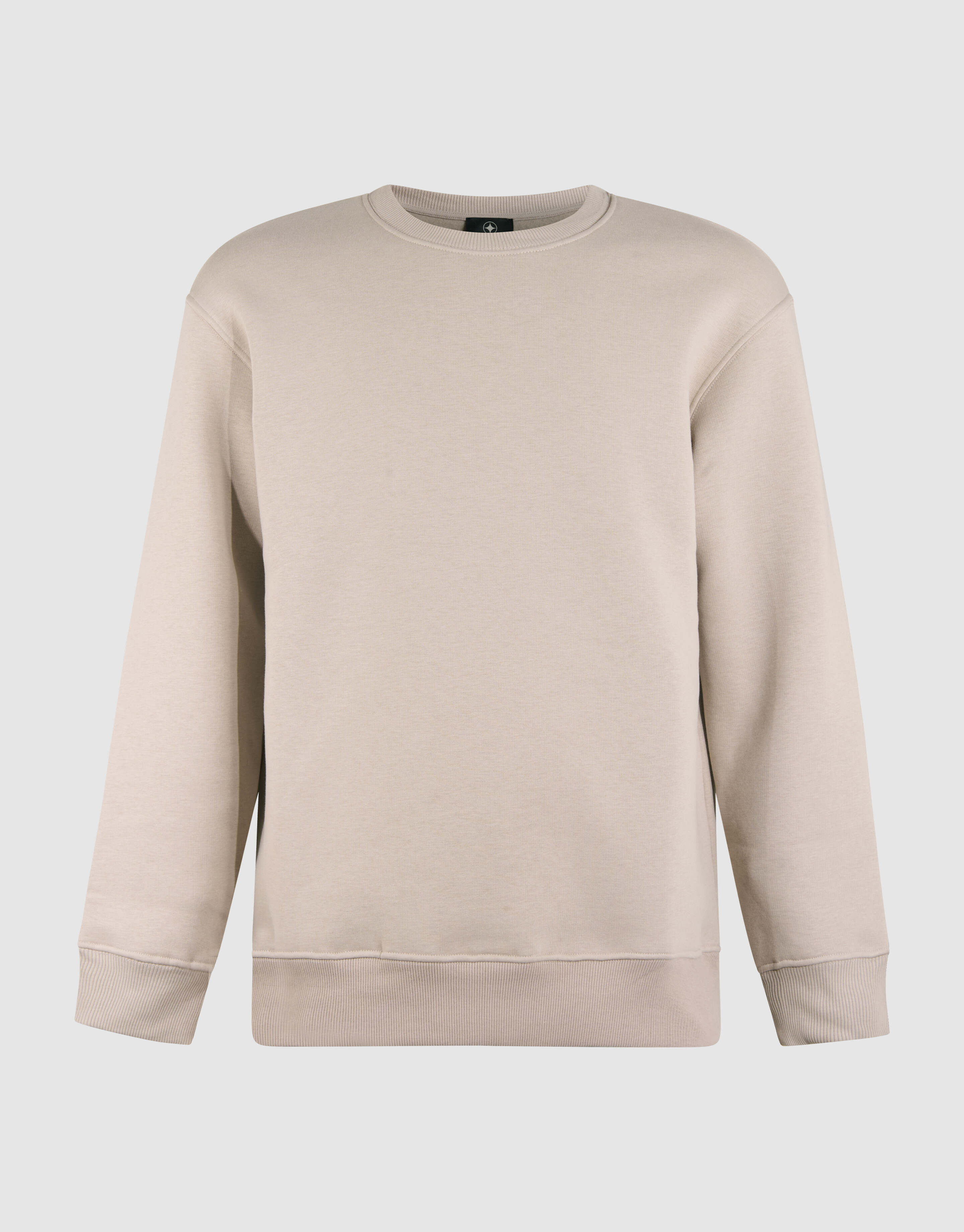 Rib Spark Sweater Lichtbruin SHOEBY MEN