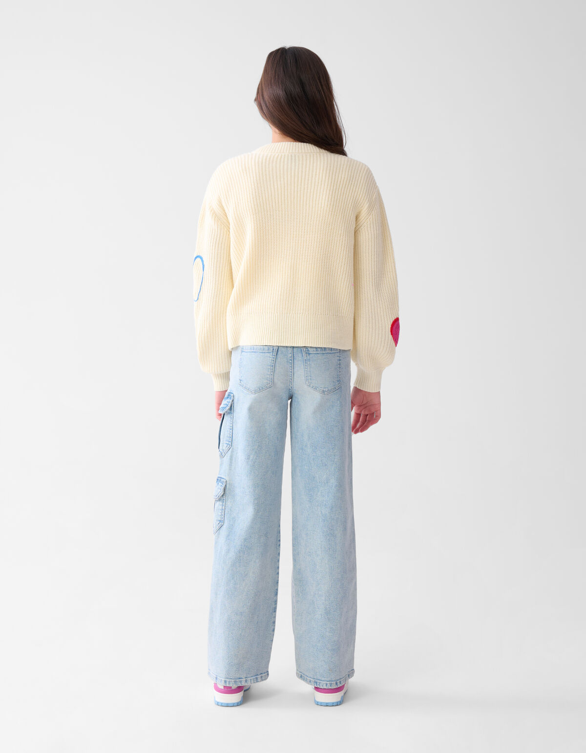 Heart Vest Gebroken Wit SHOEBY GIRLS