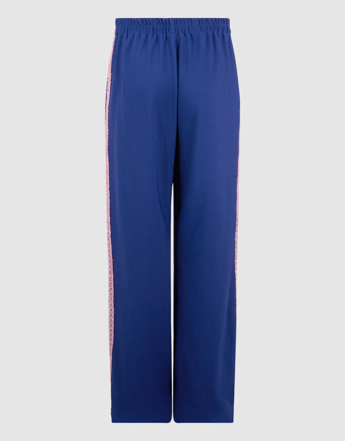 Sporty Wide Leg Broek Donkerblauw SHOEBY GIRLS