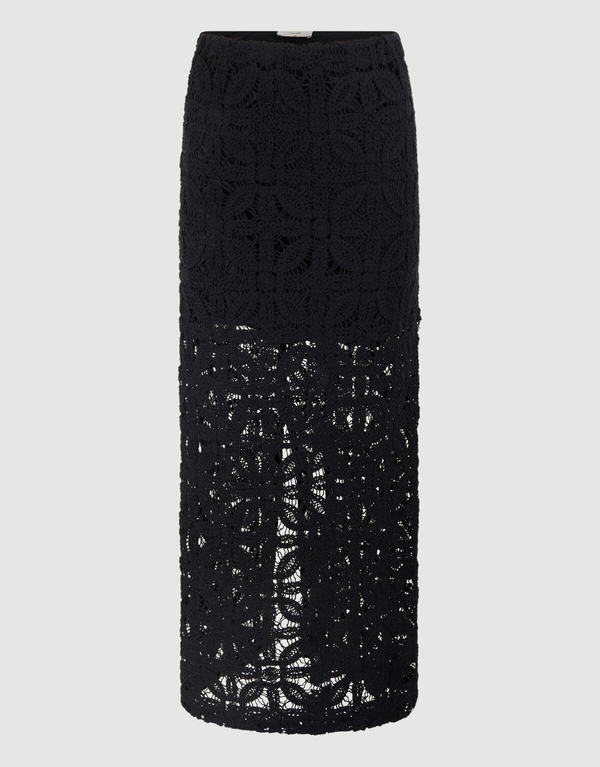 Crochet Maxi Rok Zwart SHOEBY WOMEN