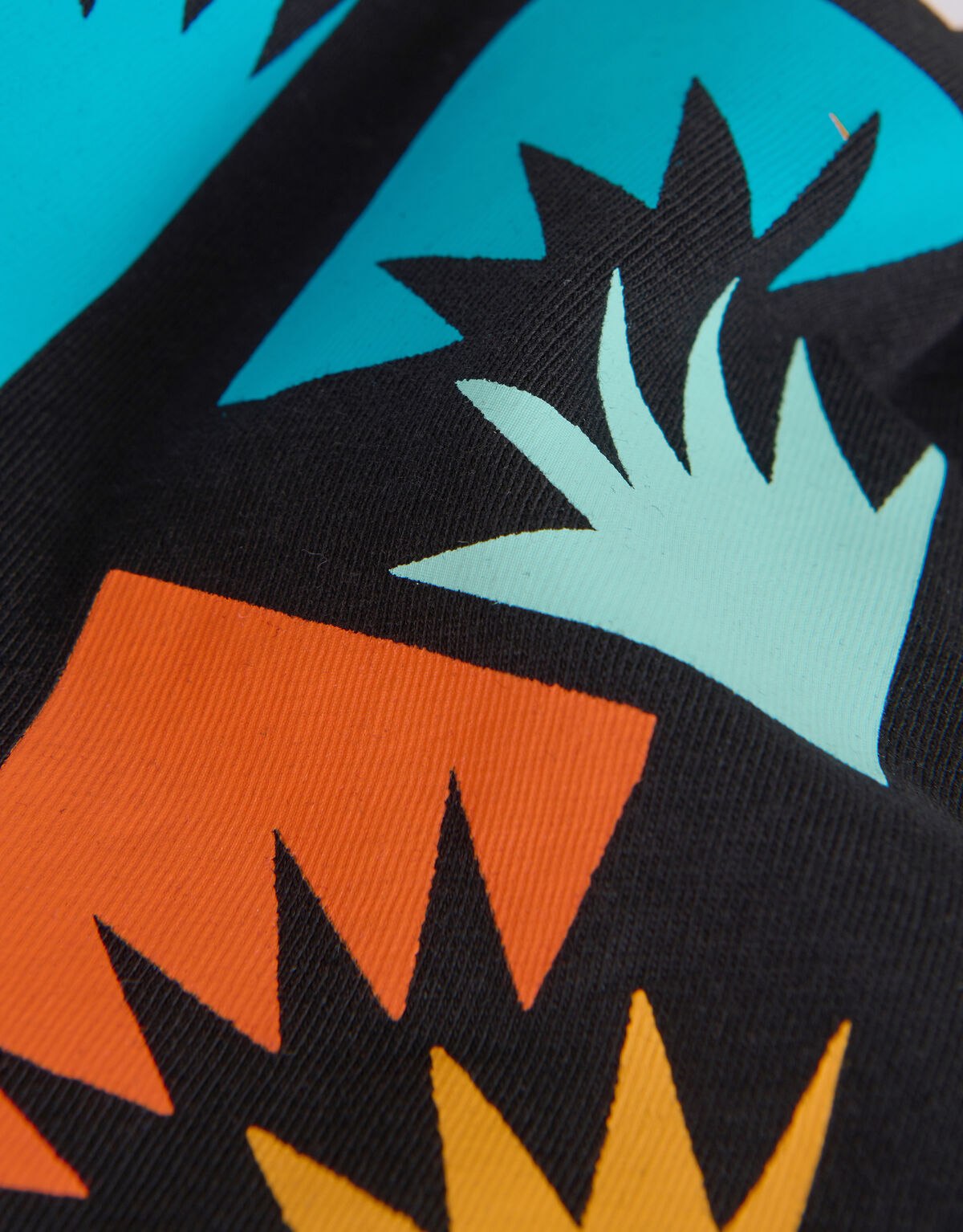 Print T-shirt Zwart SHOEBY BOYS