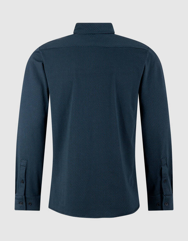 Printed Logo Overhemd Donkergroen SHOEBY MEN