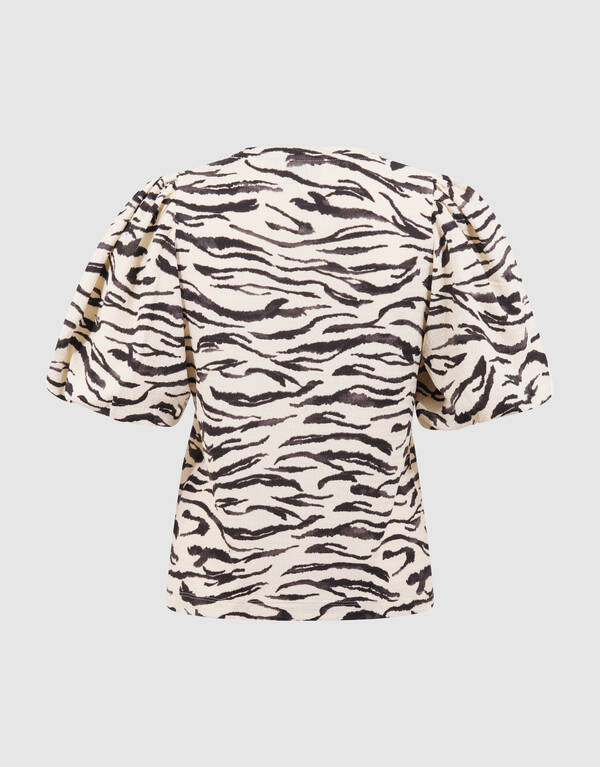 Crinkle Balloon Top Gebroken Wit SHOEBY WOMEN