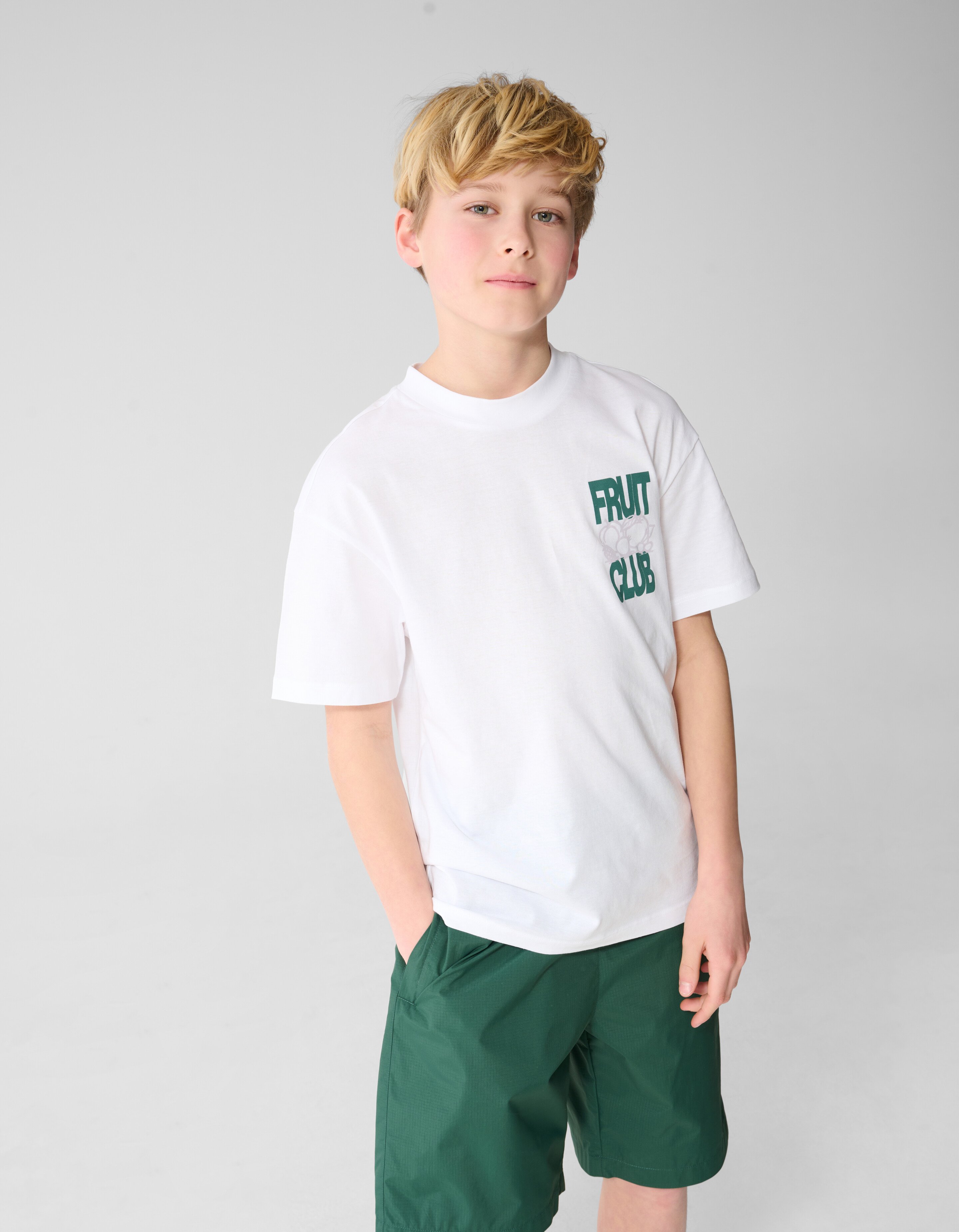 Fruit Club T-shirt Wit SHOEBY BOYS