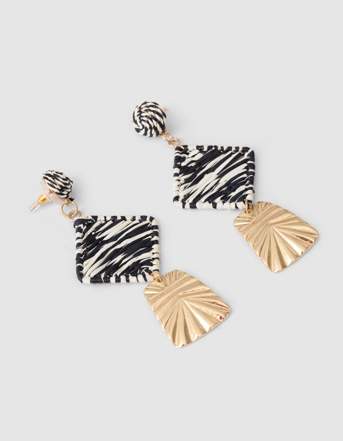 Zebra Oorbellen Goud SHOEBY ACCESSOIRES