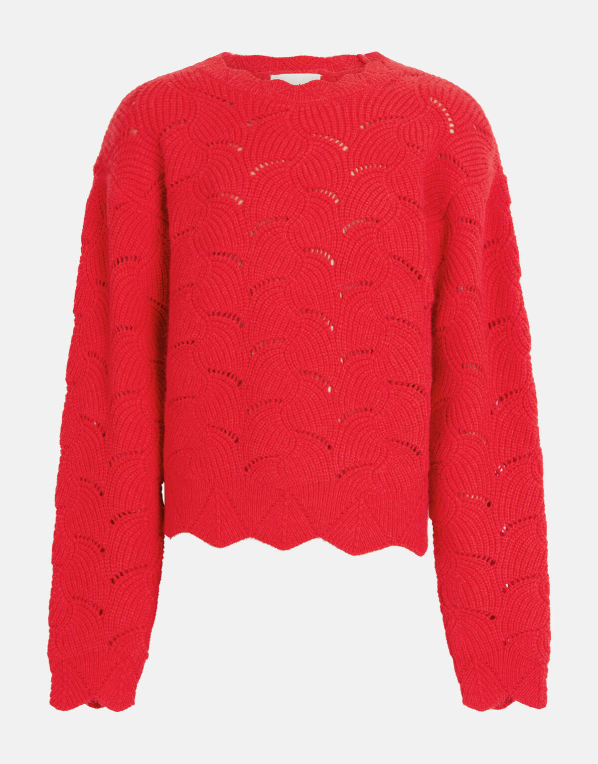 Opengewerkte Trui Rood SHOEBY GIRLS