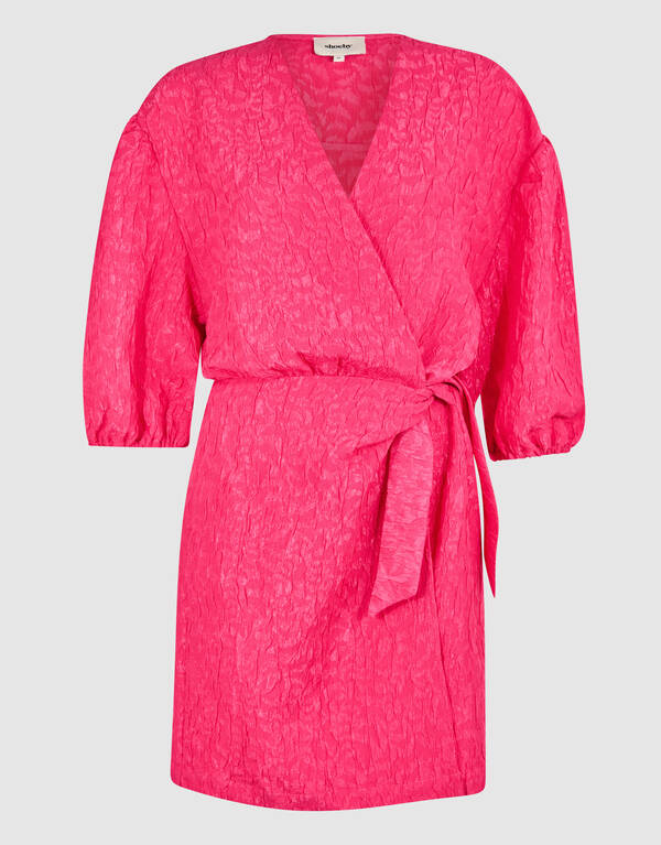 Jacquard Structuur Mini Jurk Roze SHOEBY WOMEN