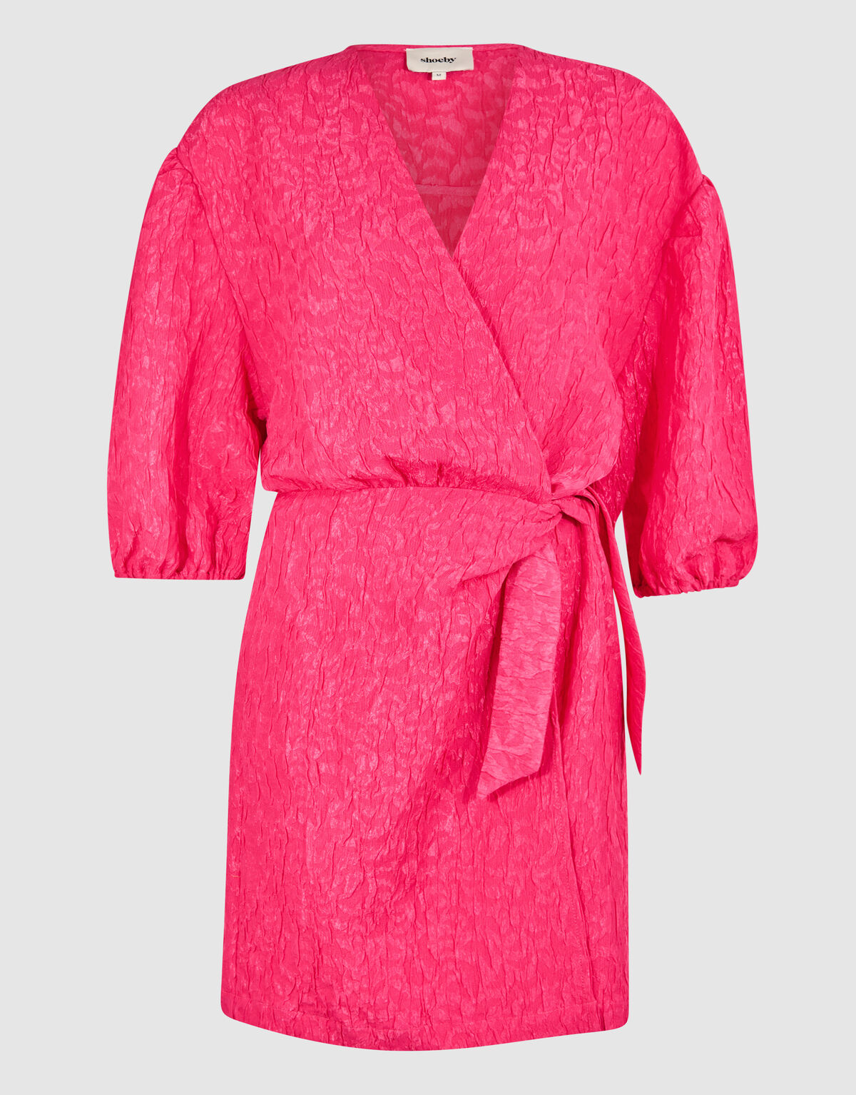 Jacquard Structuur Mini Jurk Roze SHOEBY WOMEN