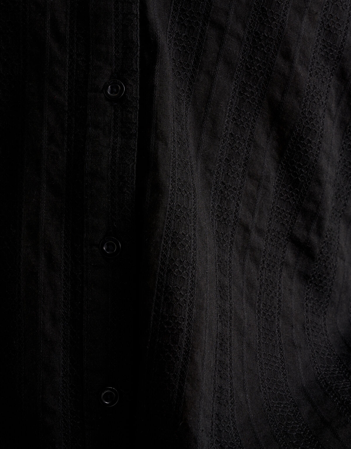 Geborduurde Top Zwart SHOEBY WOMEN