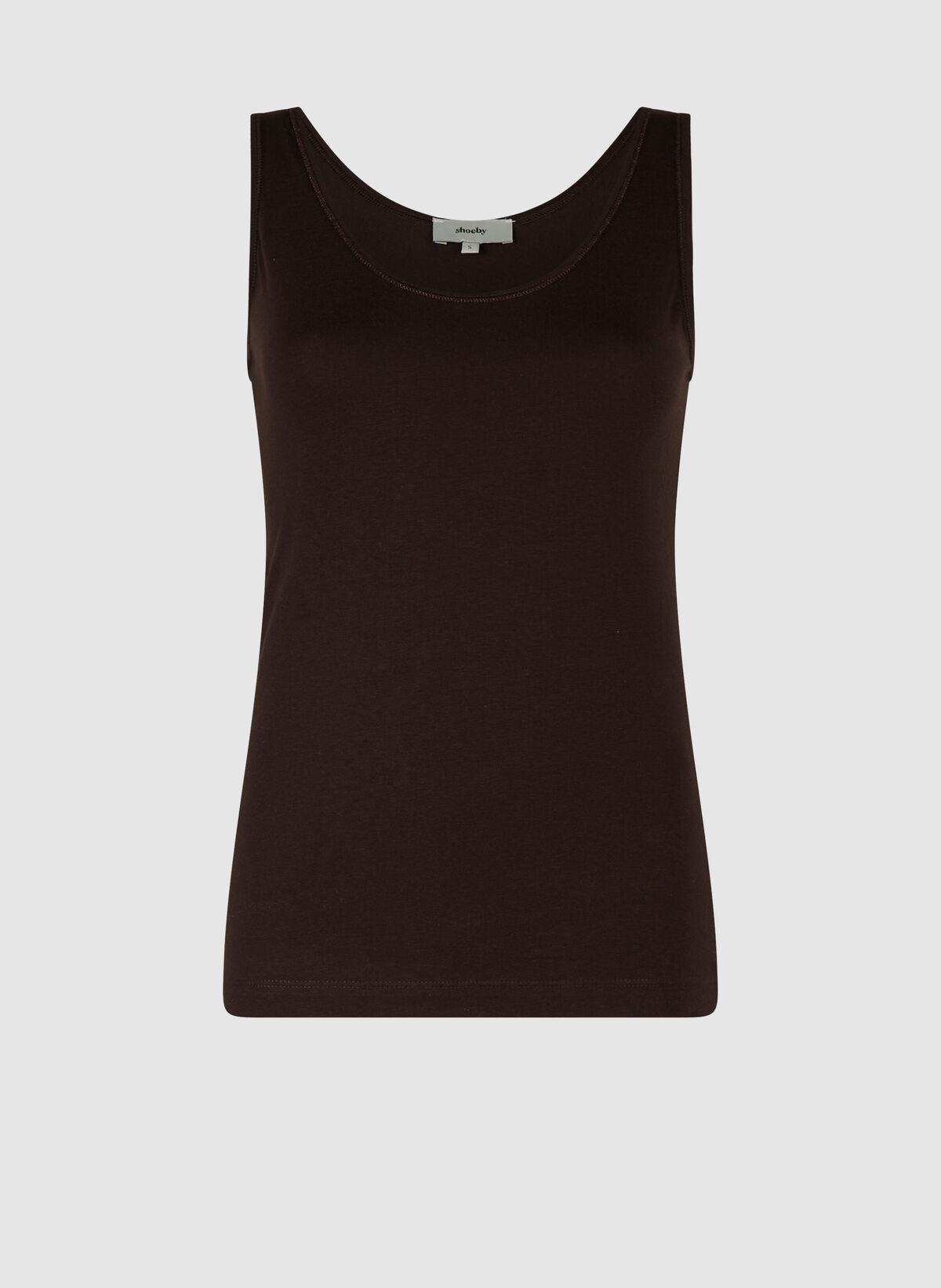 Basis Tanktop Donkerbruin SHOEBY WOMEN