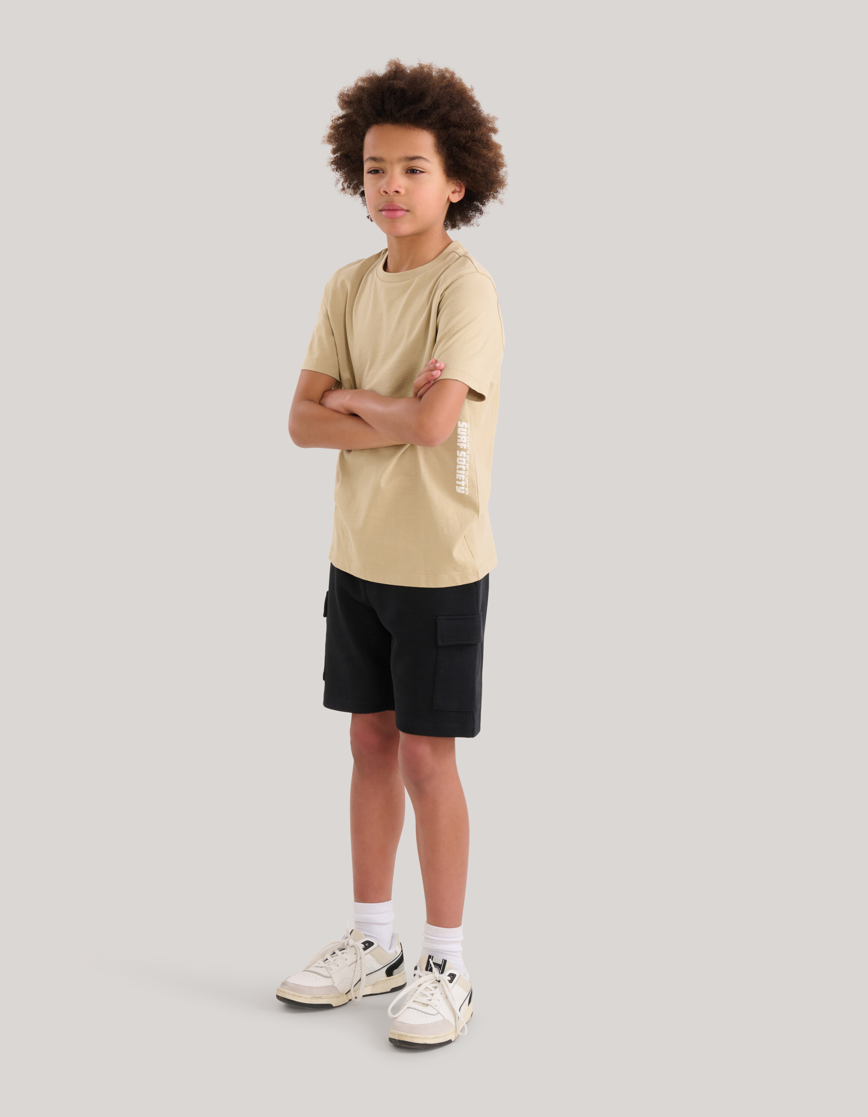 Artwork T-shirt Zand SHOEBY BOYS