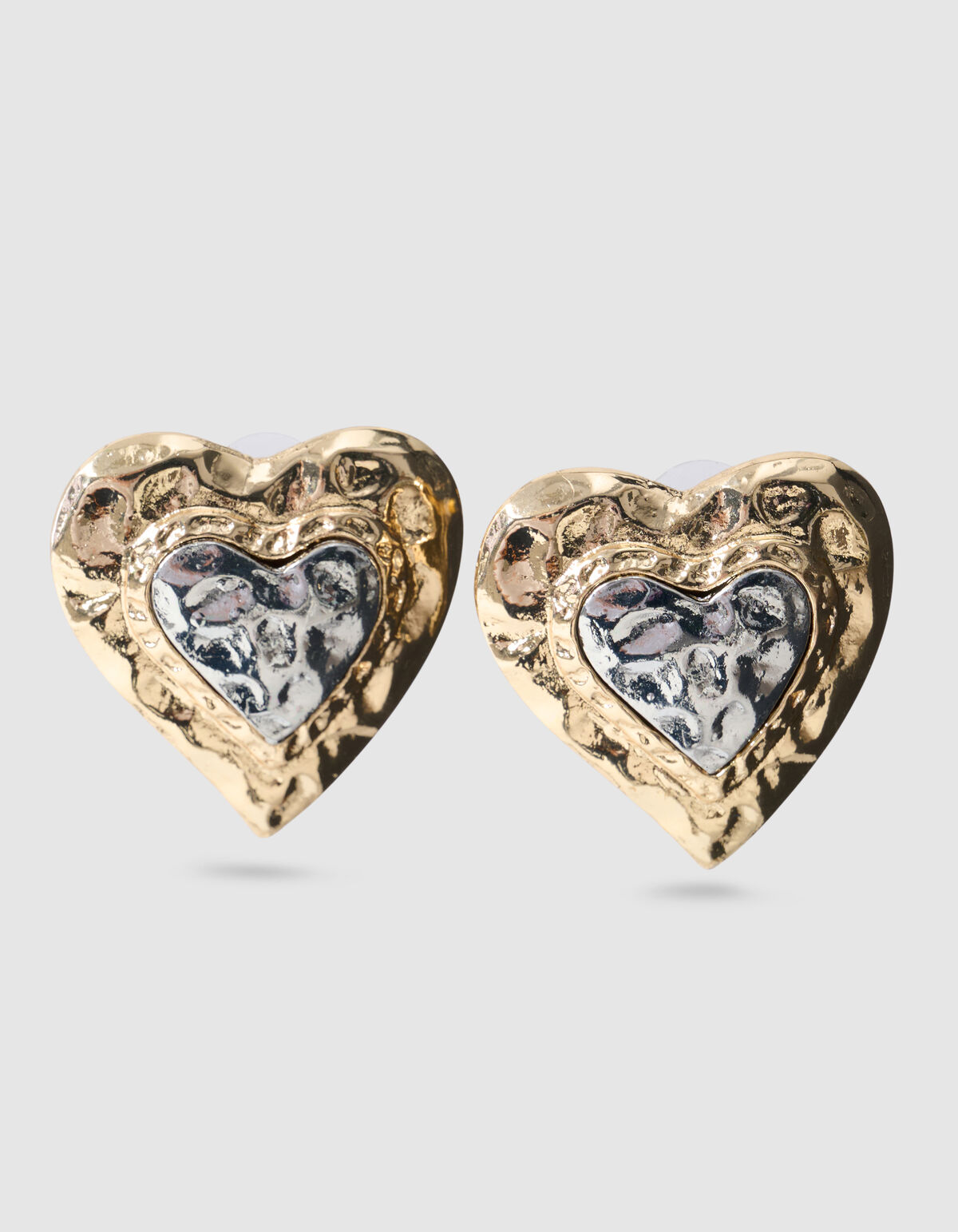 Hammerd Heart Oorbellen Goud SHOEBY ACCESSOIRES