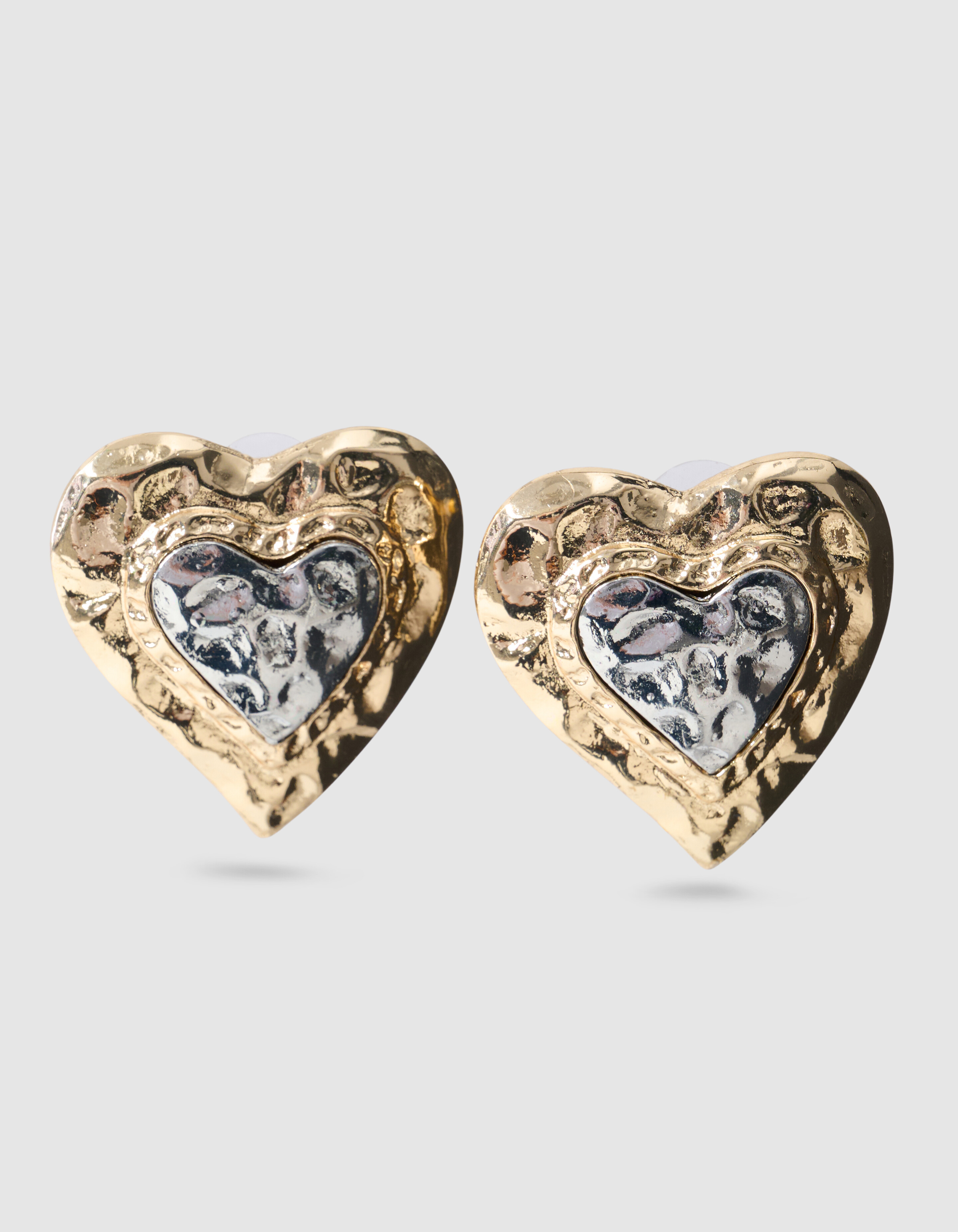 Hammerd Heart Oorbellen Goud SHOEBY ACCESSOIRES