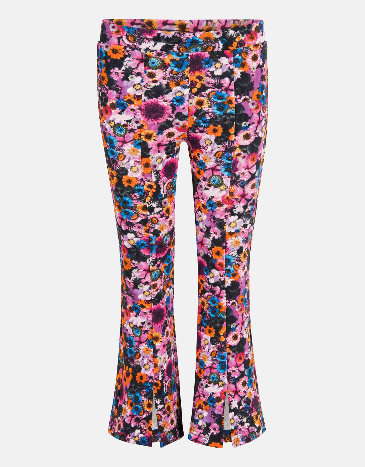 Bloemenprint Rib Flared Legging SHOEBY GIRLS