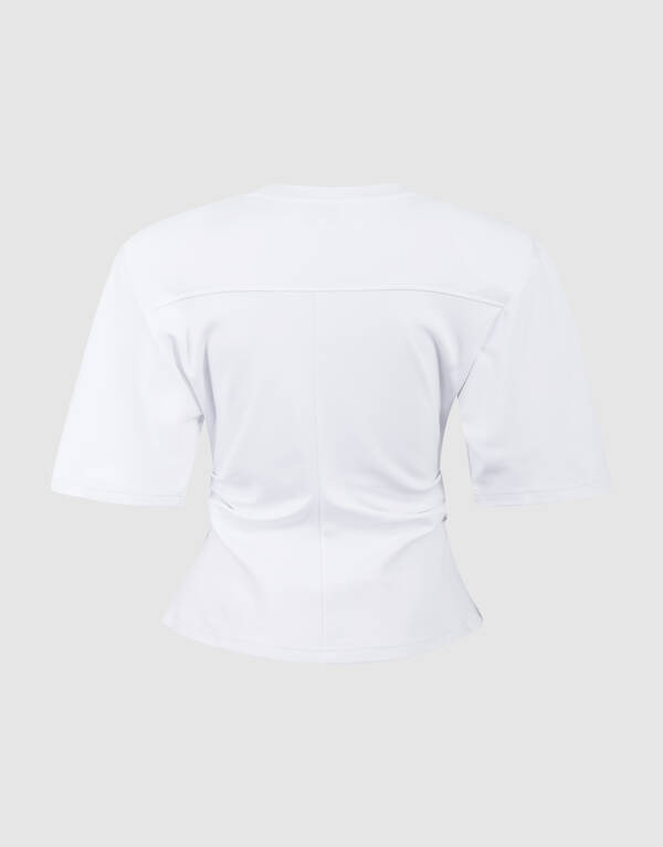 Waisted T-shirt Wit SHOEBY WOMEN