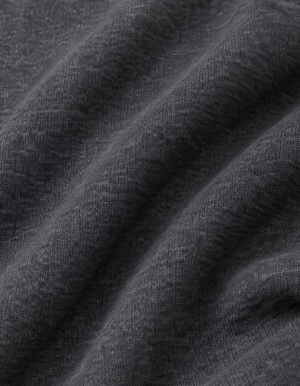Embroidery Hoodie Donkergrijs SHOEBY MEN